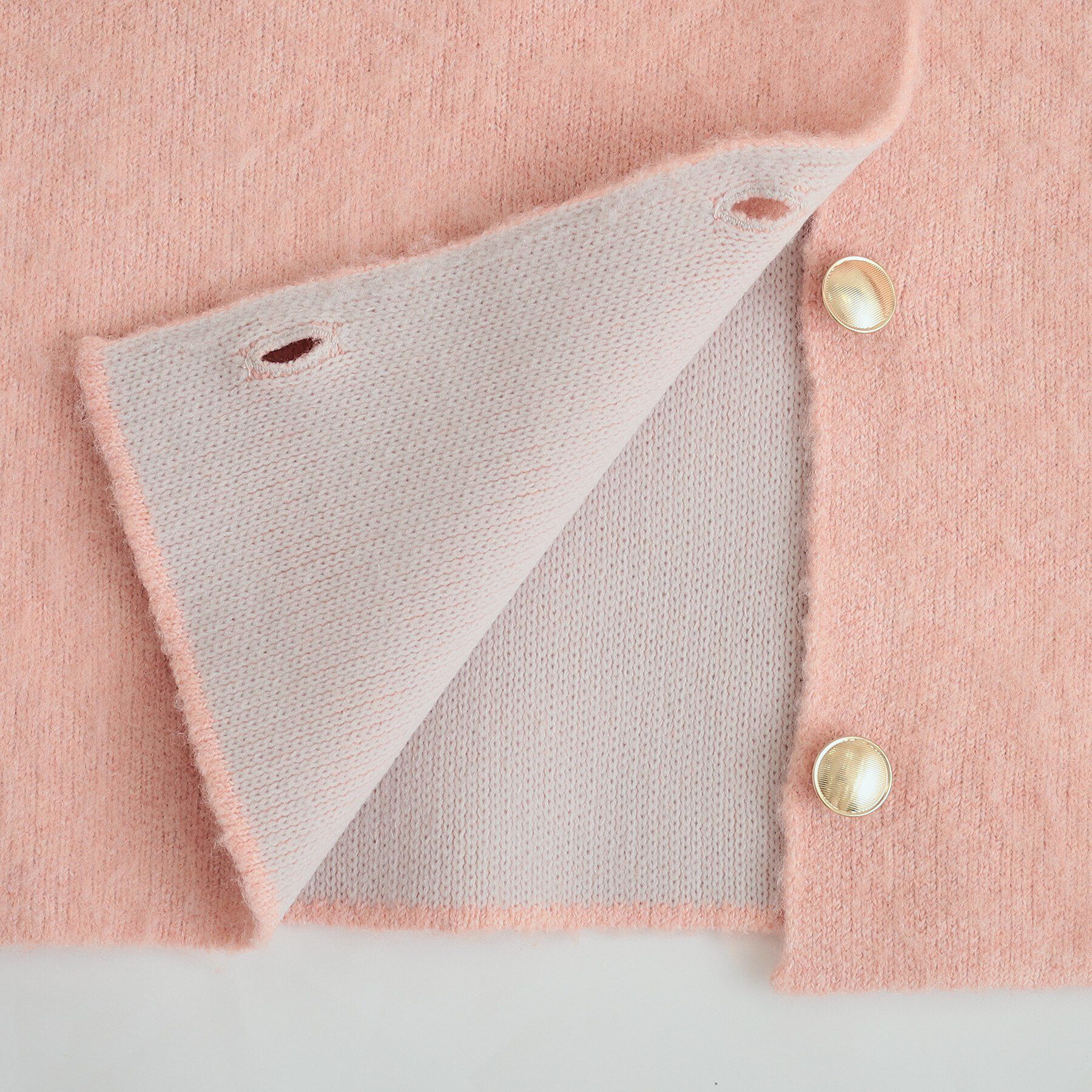 SHOO･LA･RUE「Wフェイスふわふわ起毛ニットカーディガン」|カーディガン|