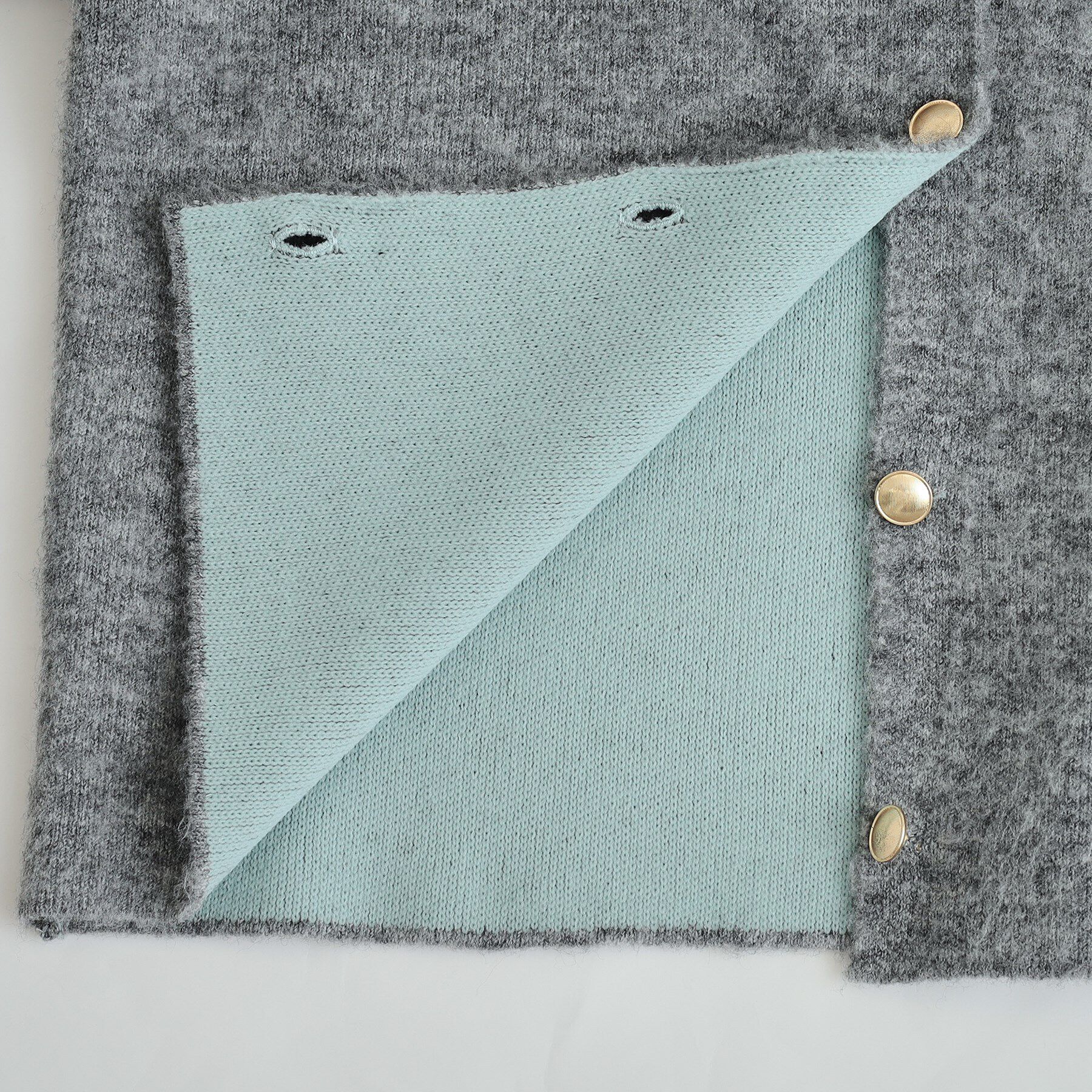 SHOO･LA･RUE「Wフェイスふわふわ起毛ニットカーディガン」|カーディガン|