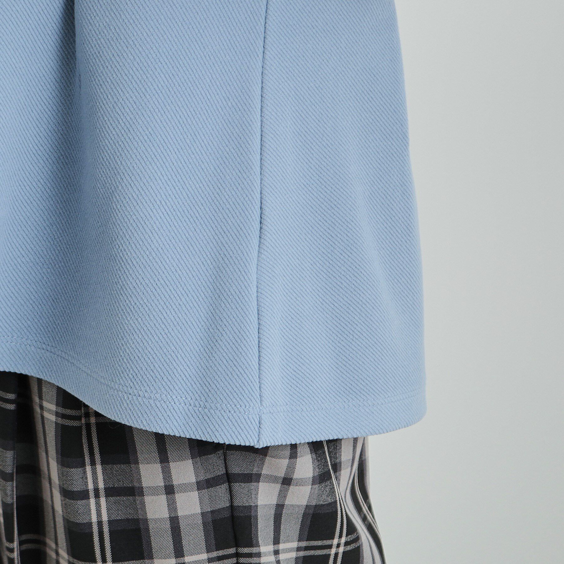 SHOO･LA･RUE「ウエストタックで綺麗にくびれる 起毛ペプラムトップス」|Tシャツ・カットソー|