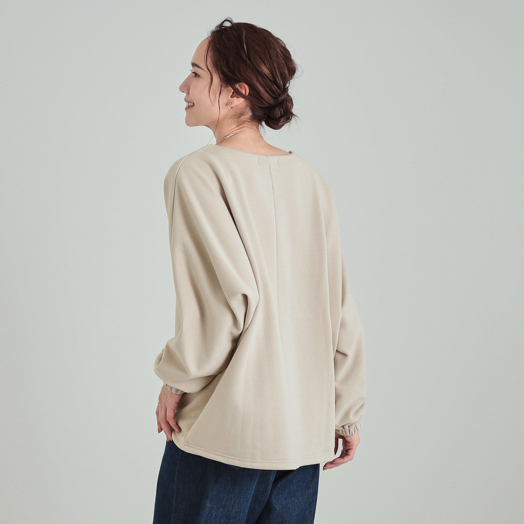 SHOO･LA･RUE「【あったか】ドルマンスリーブ裏起毛トップス」|Tシャツ・カットソー|