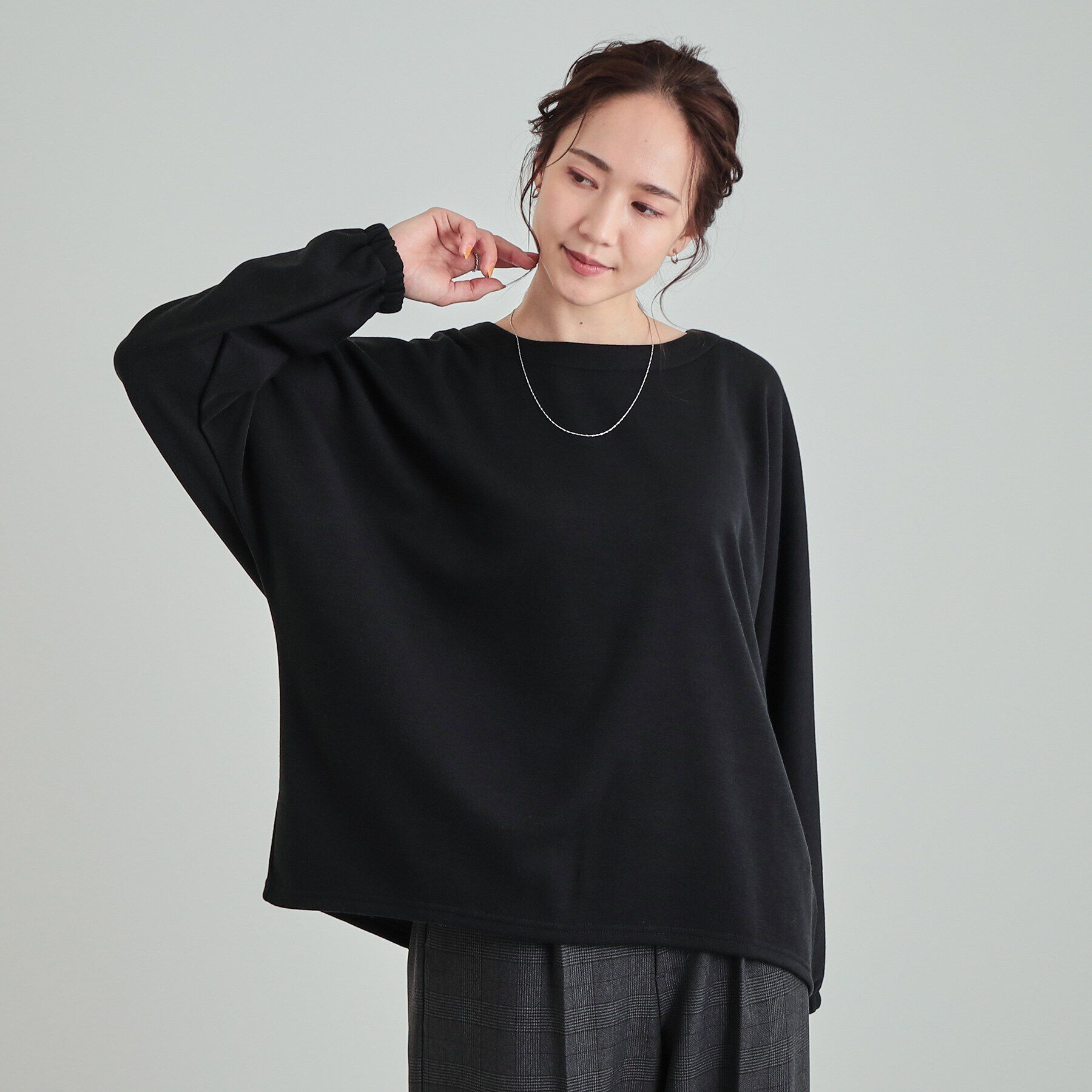 SHOO･LA･RUE「【あったか】ドルマンスリーブ裏起毛トップス」|Tシャツ・カットソー|