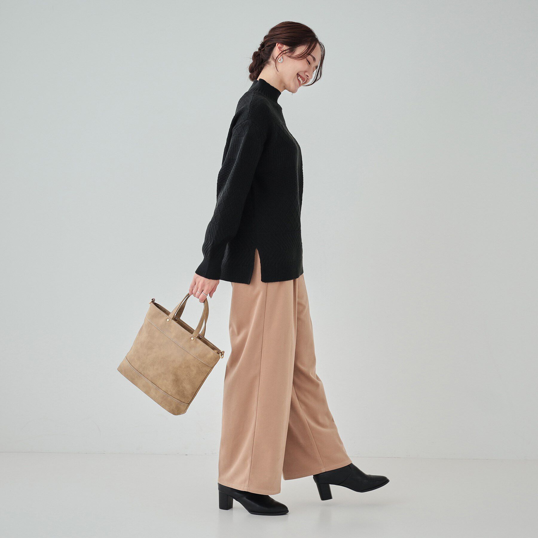 SHOO･LA･RUE「【2WAY】ムラ合皮トートバッグ」|トートバッグ|