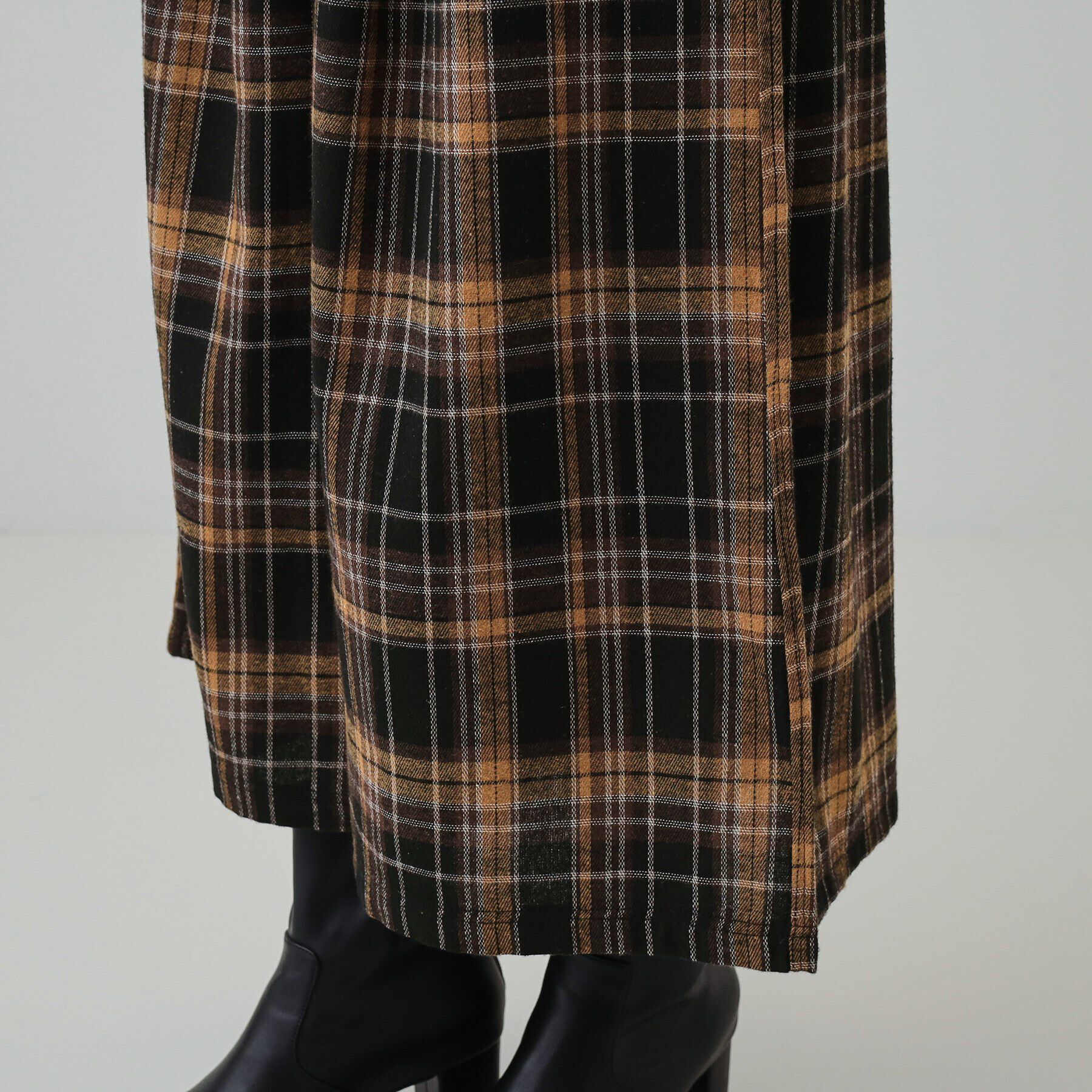 SHOO･LA･RUE「大人が着たい 微起毛 チェック柄ガウチョパンツ」|その他|