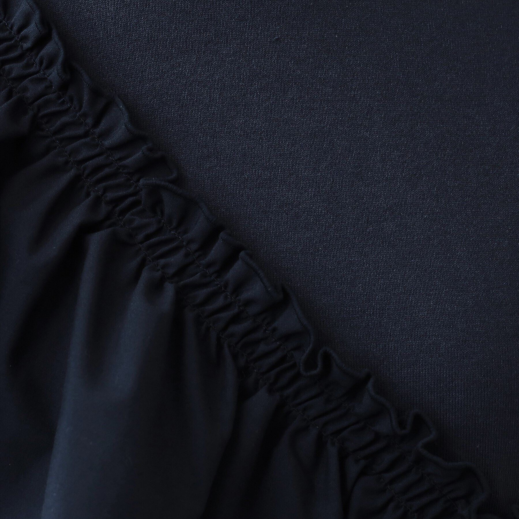 SHOO･LA･RUE「【S-LL】アシメフリル裏起毛スウェット」|パーカー|