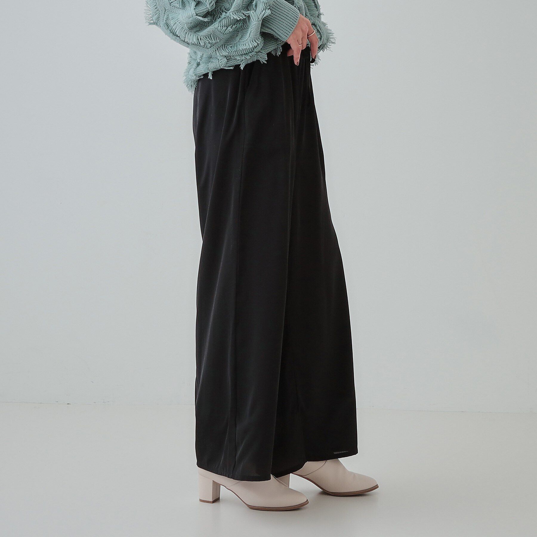 SHOO･LA･RUE「【あったか】裏フリース 柄アソートイージーパンツ」|その他|