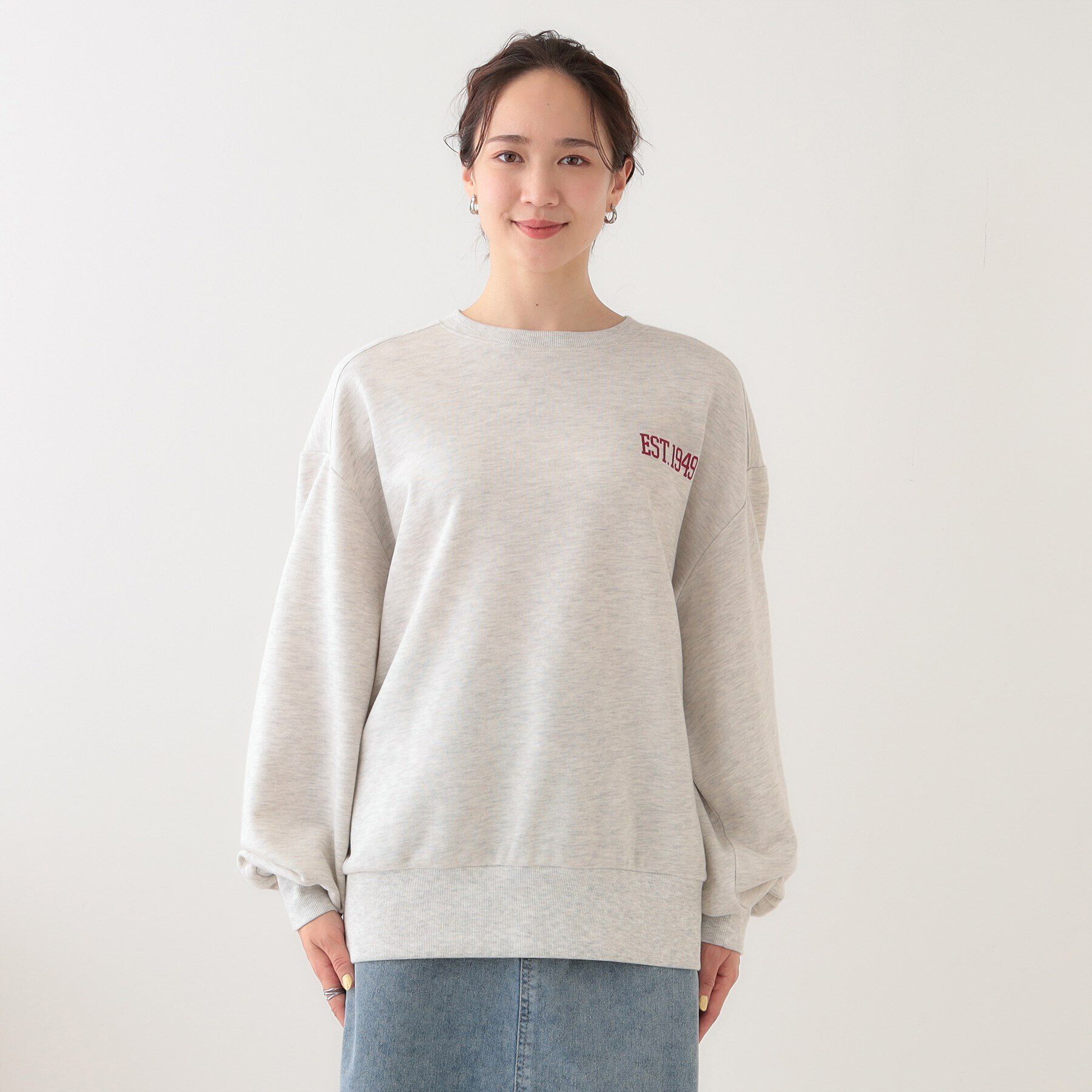 SHOO･LA･RUE「オーバーサイズで抜け感をプラス バックプリントスウェット」|パーカー|