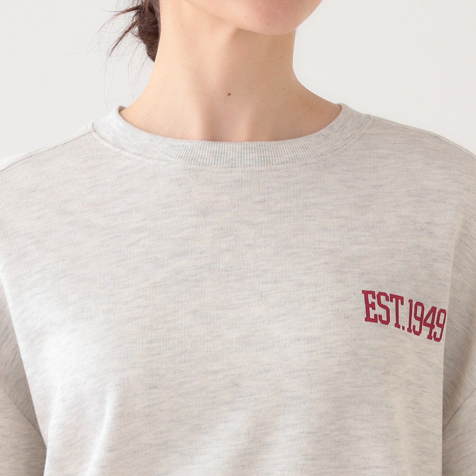 SHOO･LA･RUE「オーバーサイズで抜け感をプラス バックプリントスウェット」|パーカー|