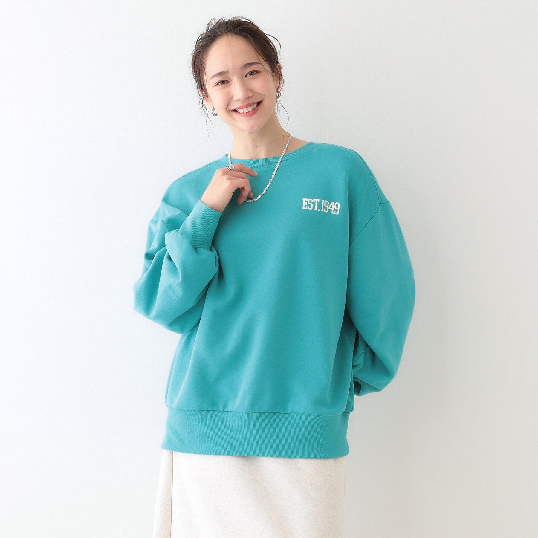 SHOO･LA･RUE「オーバーサイズで抜け感をプラス バックプリントスウェット」|パーカー|