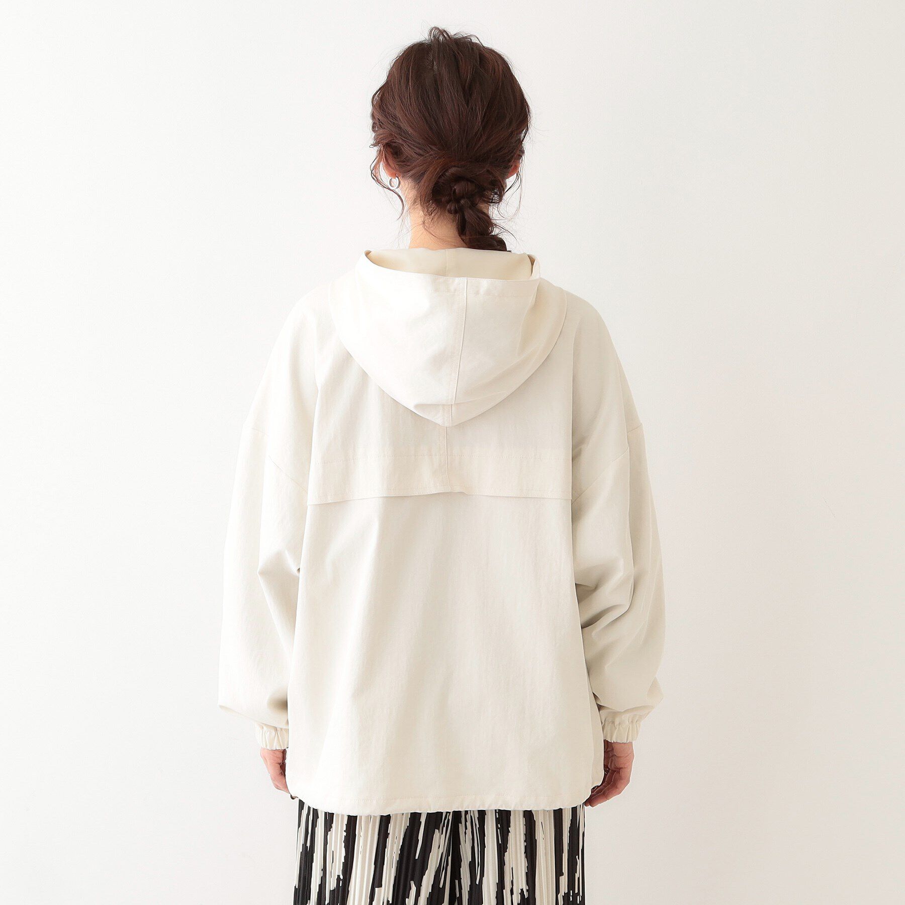 SHOO･LA･RUE「【撥水／S-LL】BIGポケット フーディブルゾン」|ブルゾン・スタジャン|