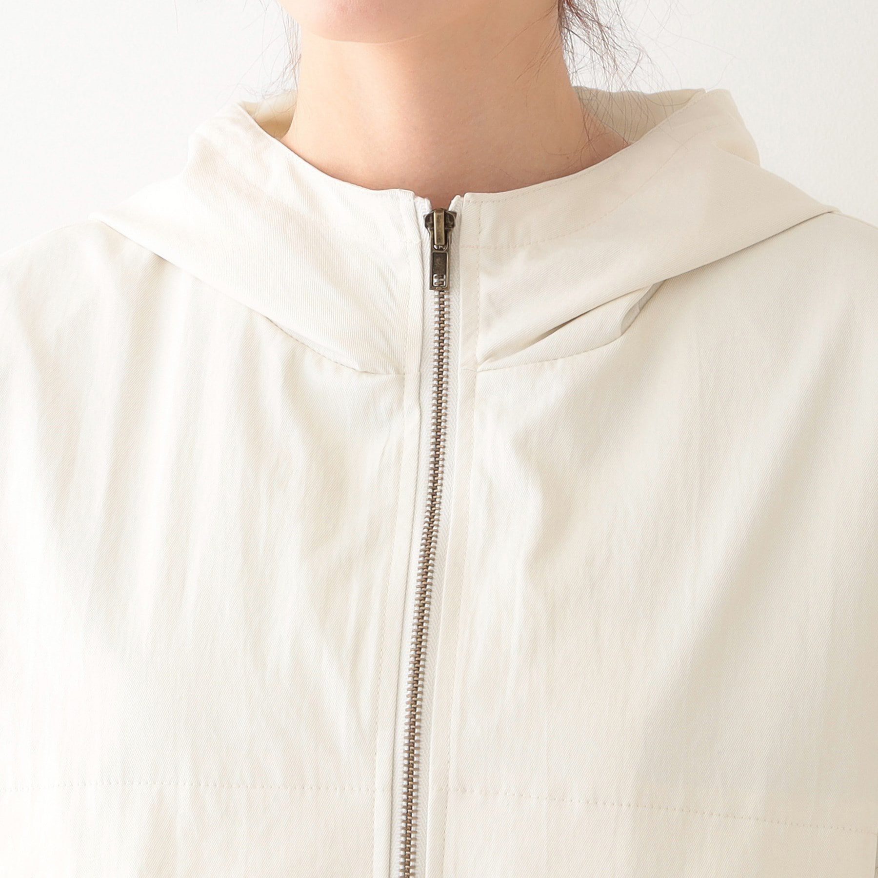 SHOO･LA･RUE「【撥水／S-LL】BIGポケット フーディブルゾン」|ブルゾン・スタジャン|