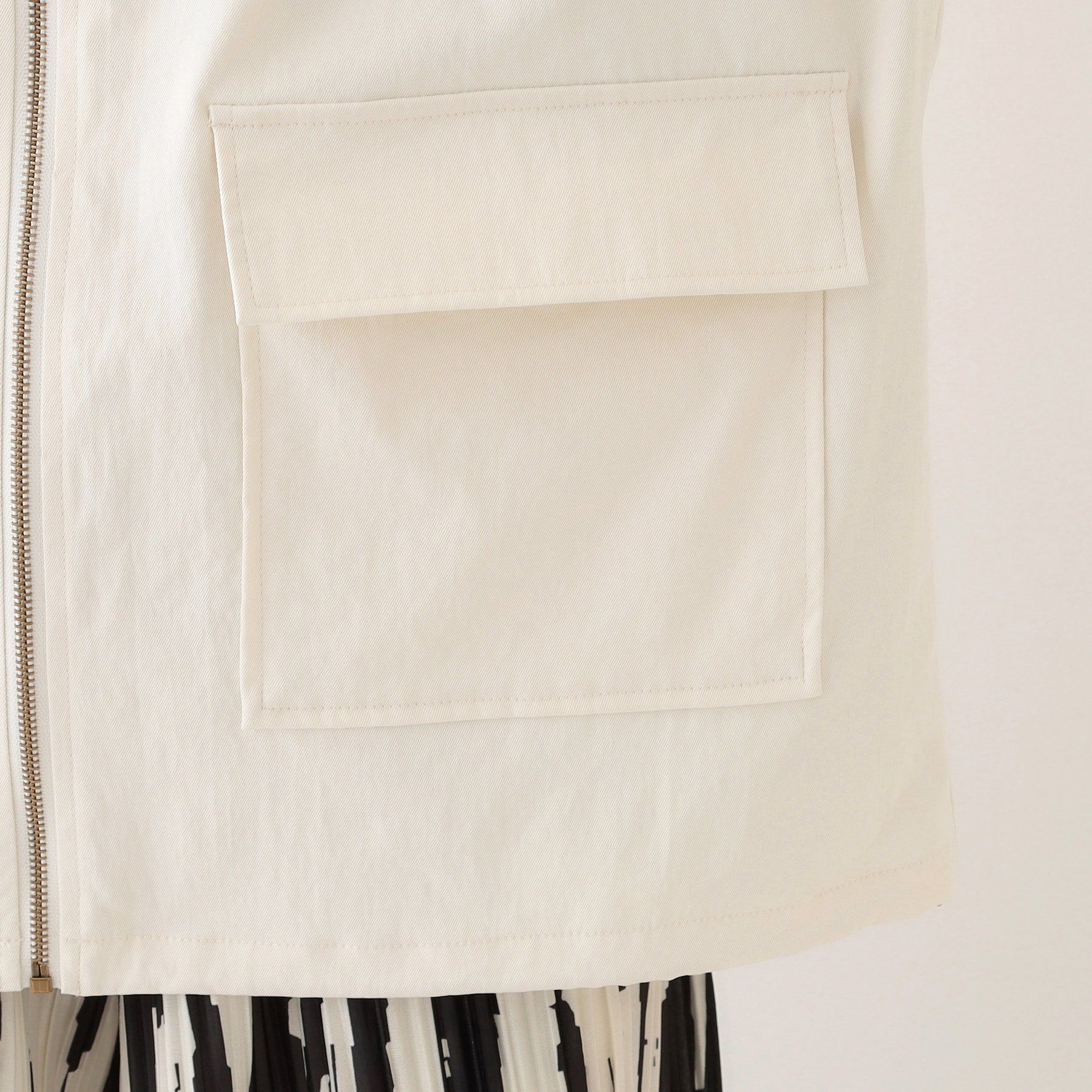 SHOO･LA･RUE「【撥水／S-LL】BIGポケット フーディブルゾン」|ブルゾン・スタジャン|