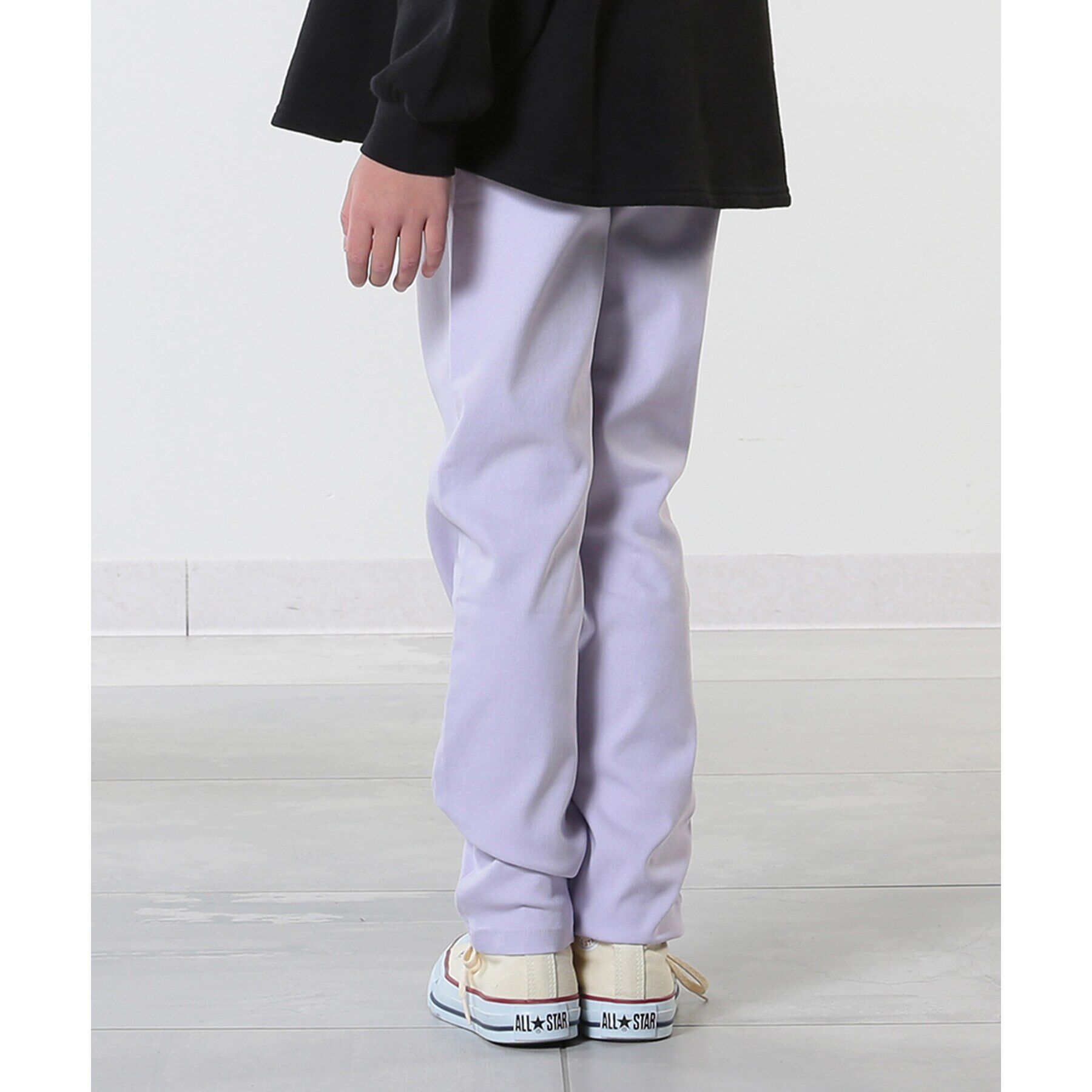 SHOO･LA･RUE「【100-150cm/洗える/男女兼用】ストレッチ カラースキニーパンツ」|その他|