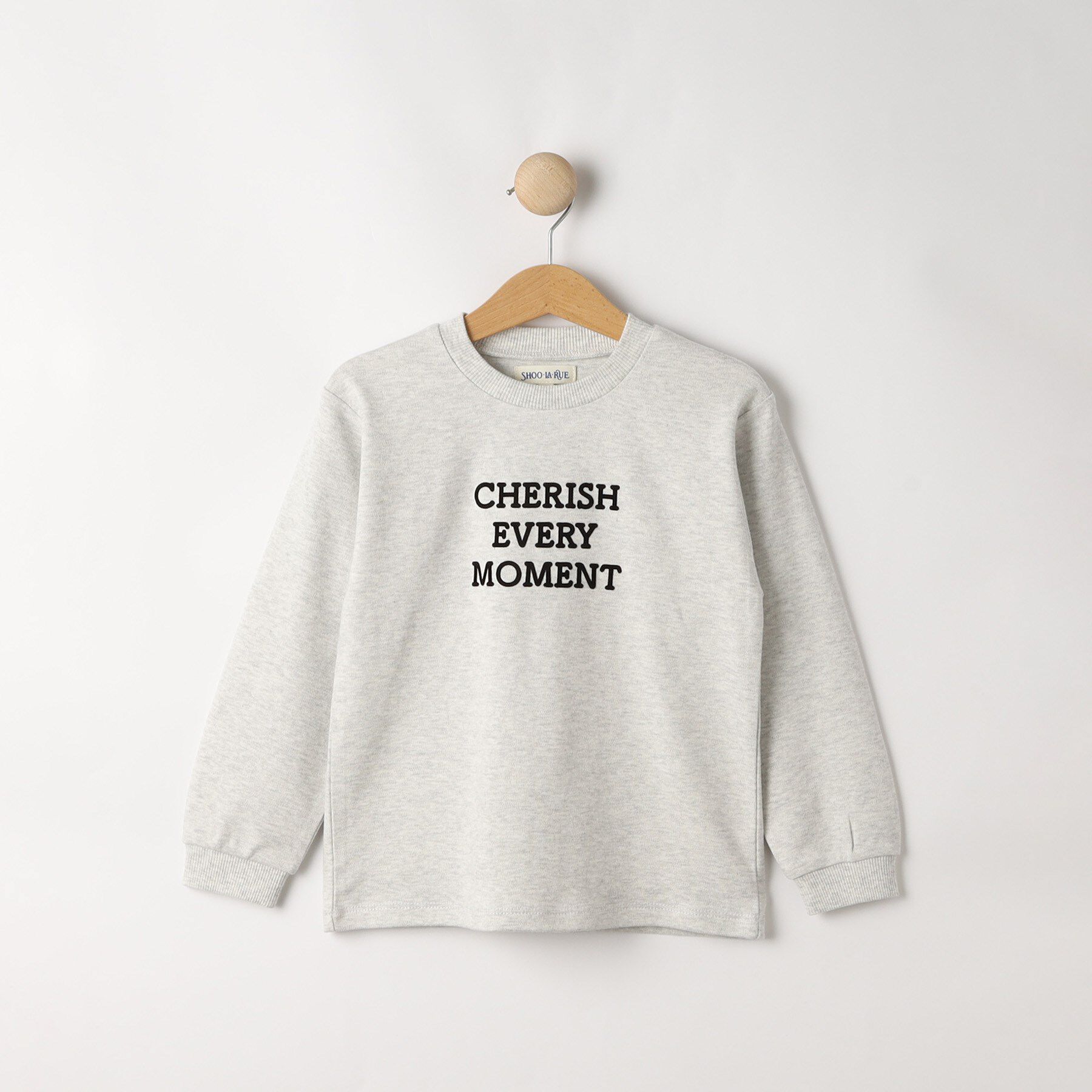 SHOO･LA･RUE「【100-150cm/洗える/2点セット】大人顔負け ロゴロンT＋チュールキャミ」|その他|