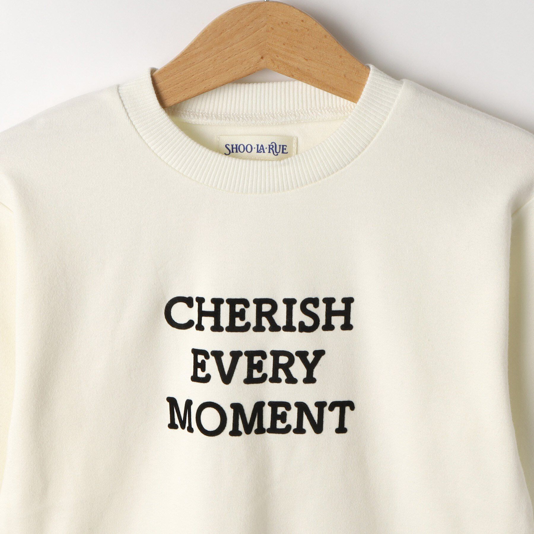 SHOO･LA･RUE「【100-150cm/洗える/2点セット】大人顔負け ロゴロンT＋チュールキャミ」|その他|