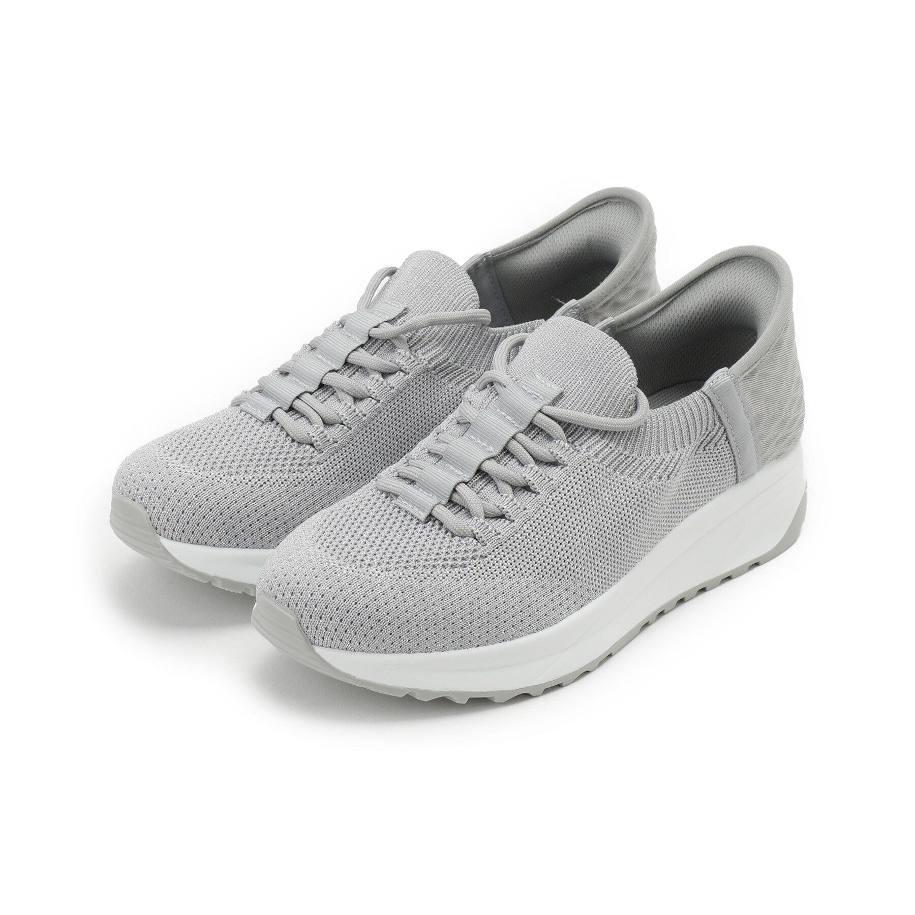 SHOO･LA･RUE「洗えるサッと履けるニットスニーカー」|スニーカー|