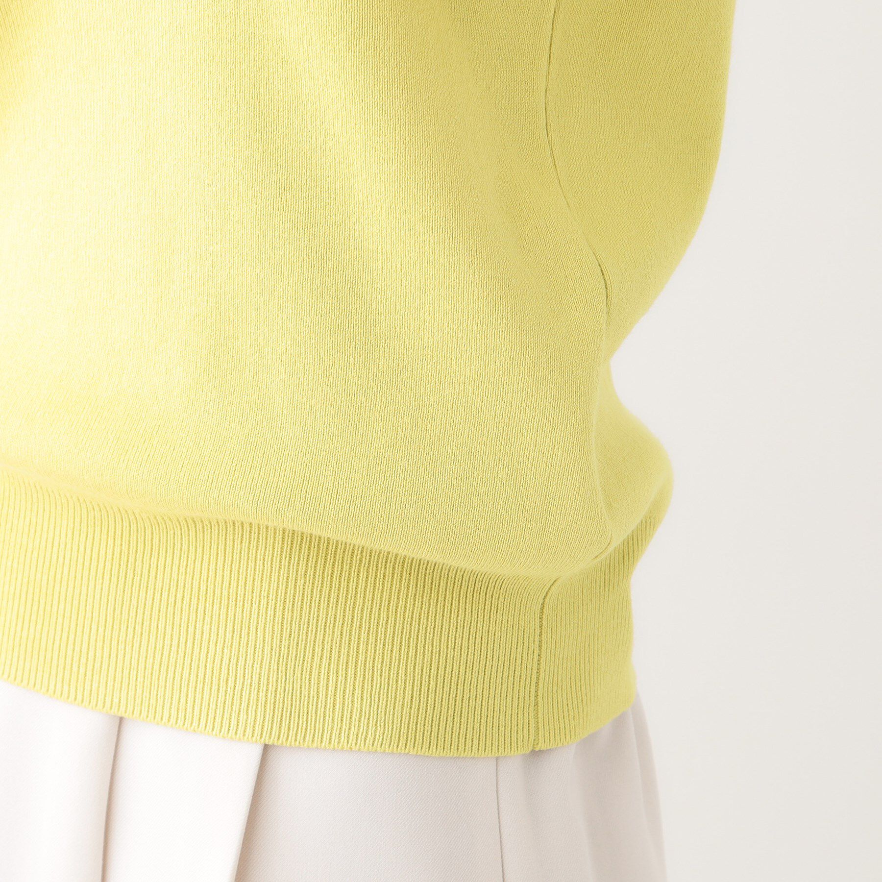 SHOO･LA･RUE「【S-LL】1枚で華やかになる お袖レースドッキングニット」|ニット・セーター|