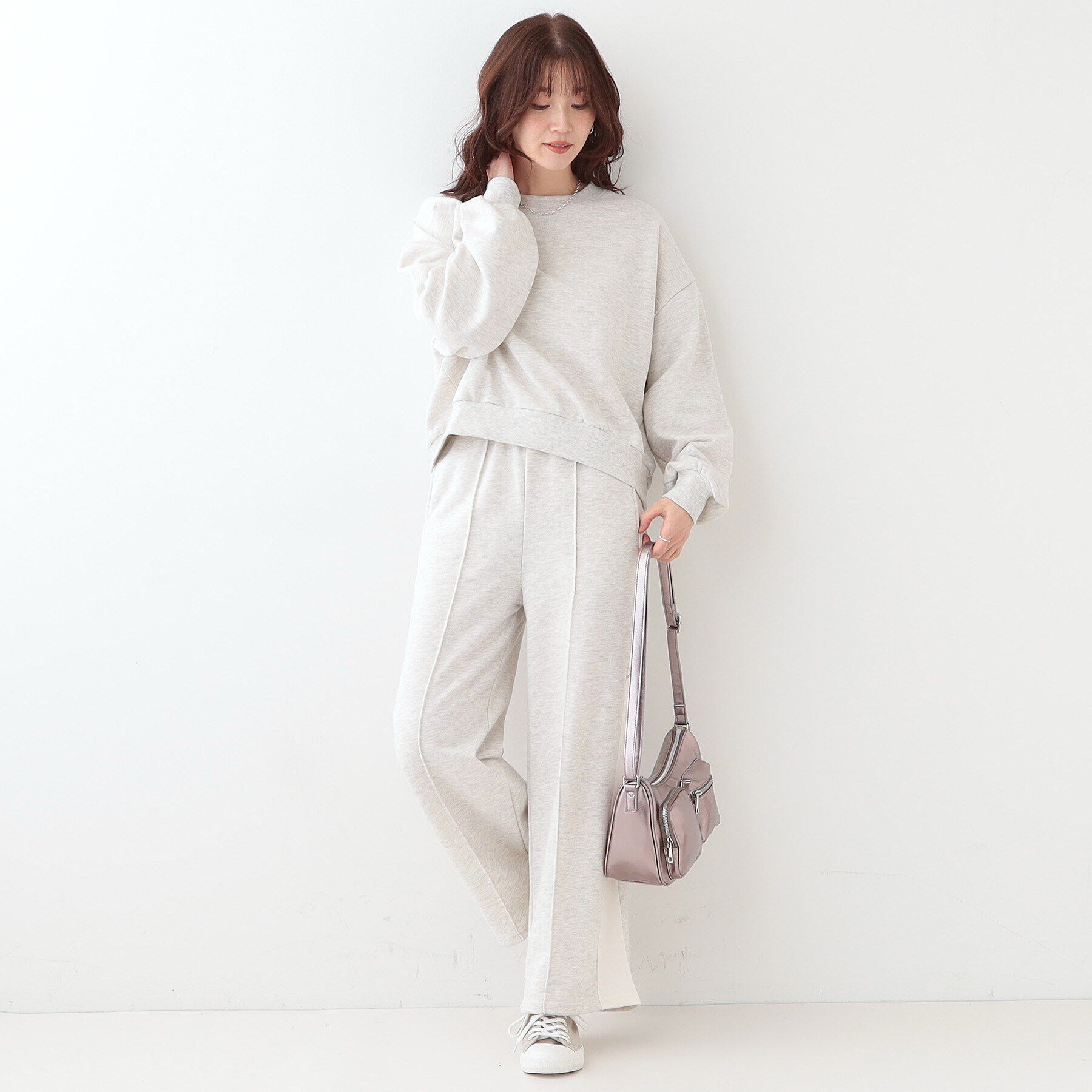 SHOO･LA･RUE「【洗える/着丈が選べる】ベーシックスウェット」|パーカー|