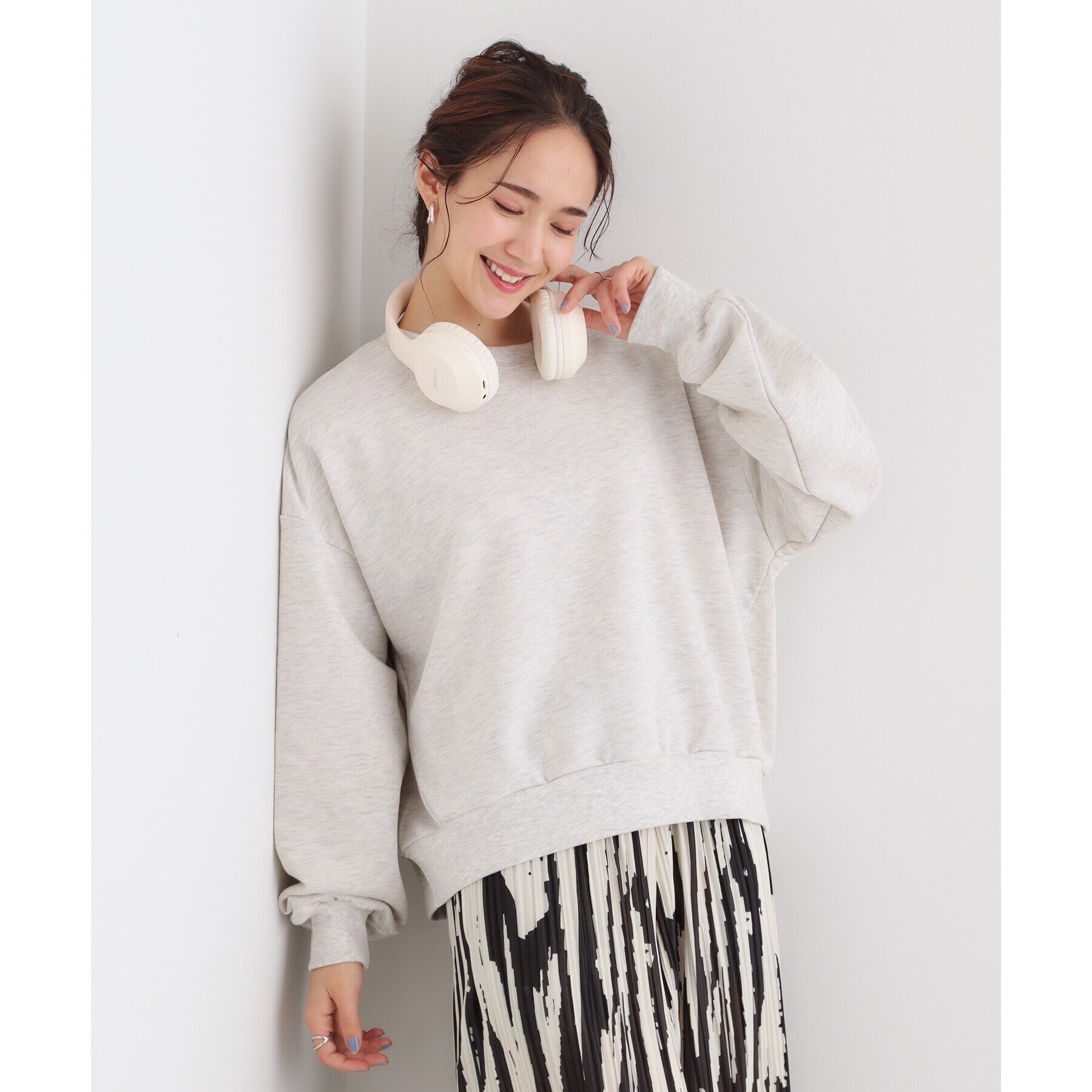 SHOO･LA･RUE「【洗える/着丈が選べる】ベーシックスウェット」|パーカー|