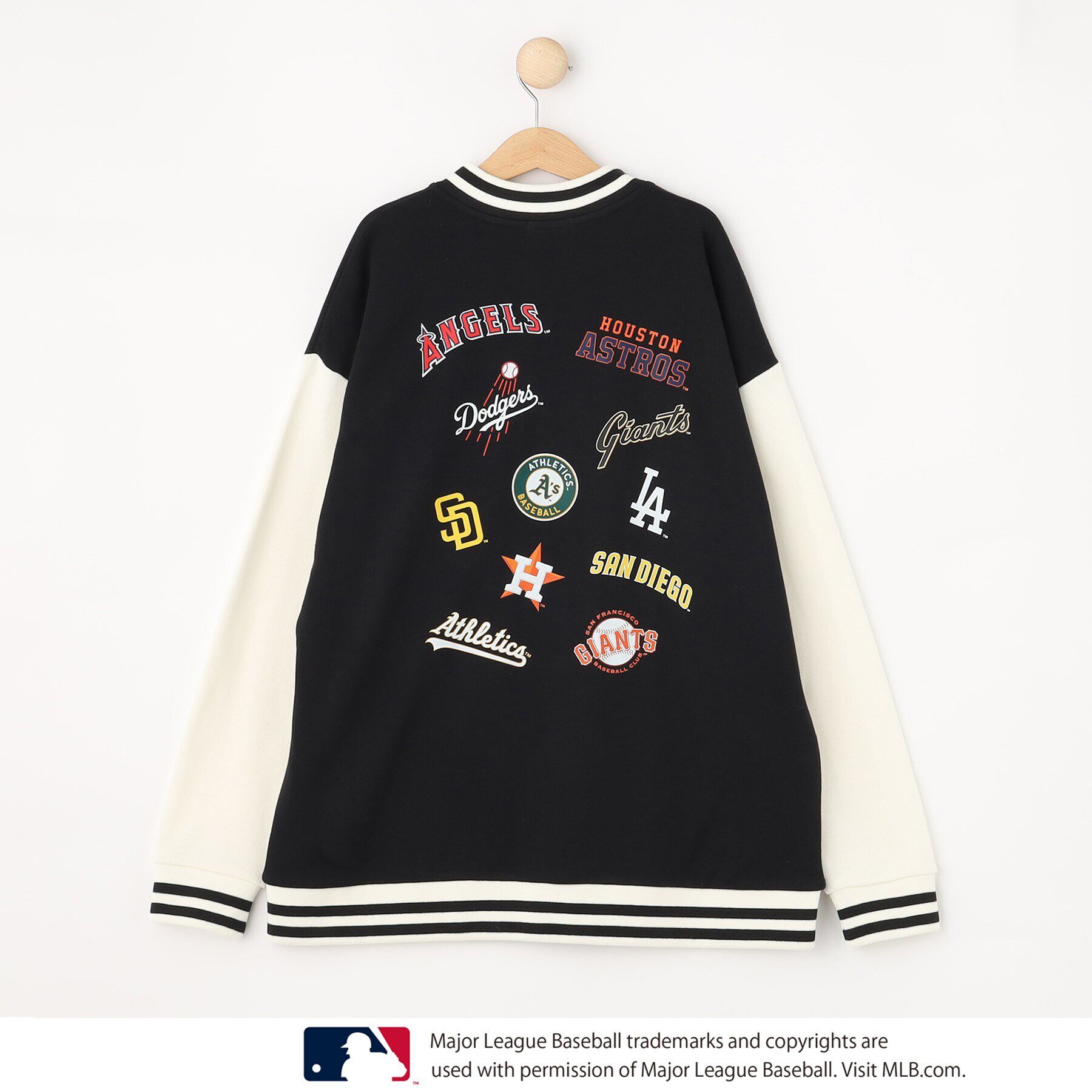 SHOO･LA･RUE「【MLB】裏毛スタジャン」|ブルゾン・スタジャン|