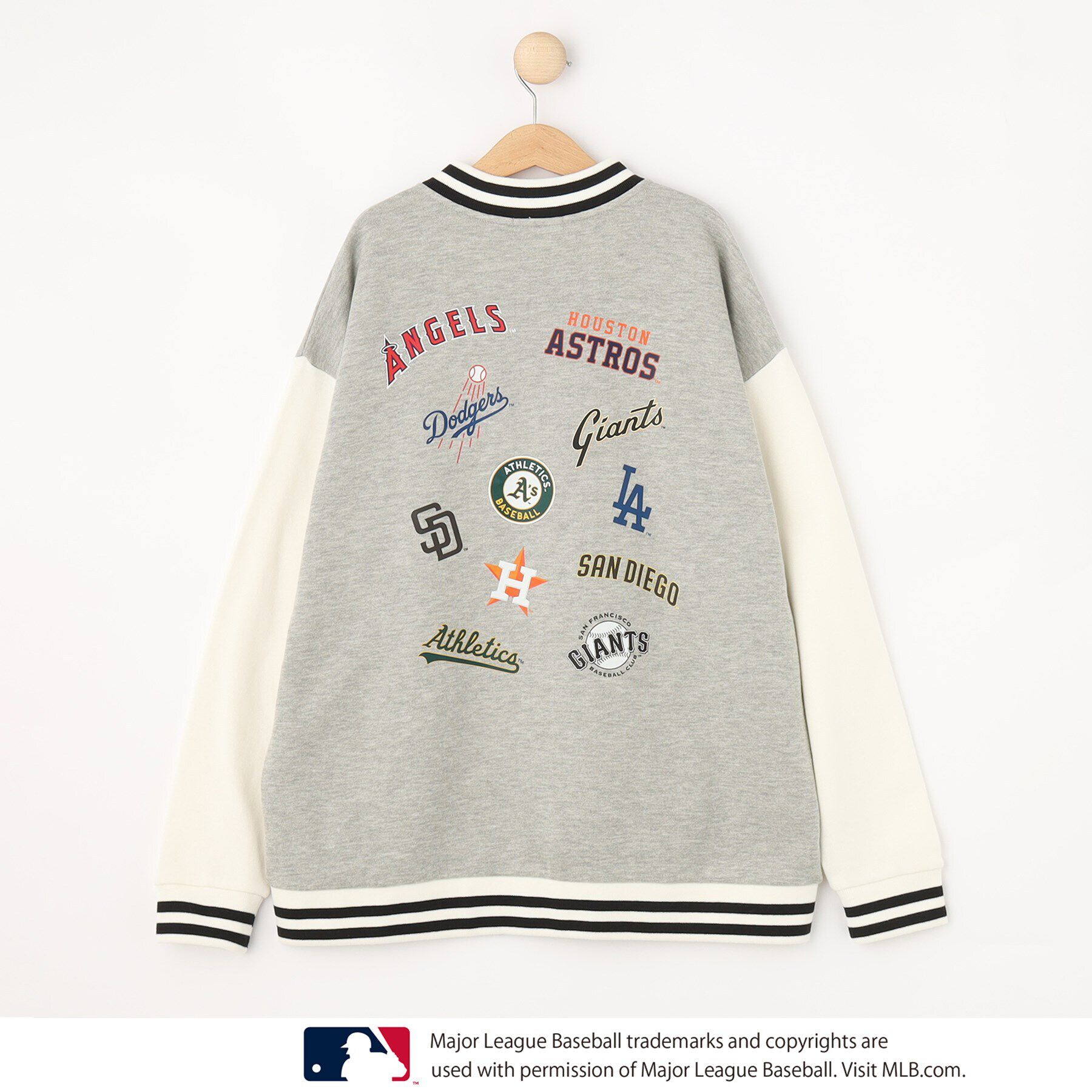 SHOO･LA･RUE「【MLB】裏毛スタジャン」|ブルゾン・スタジャン|