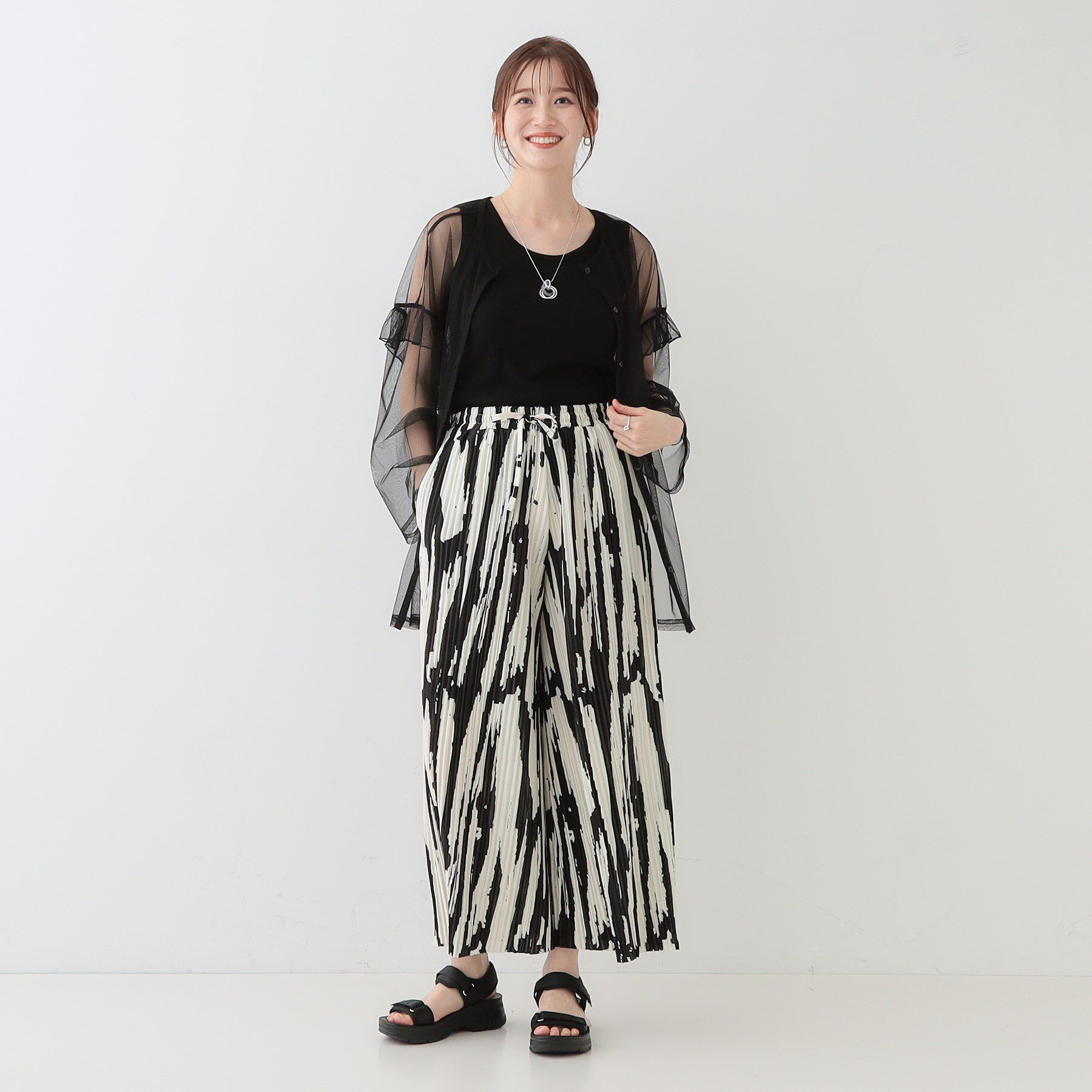 SHOO･LA･RUE「【洗える/S-LL】色違いで揃えたい テレコリブタンクトップ」|キャミソール|