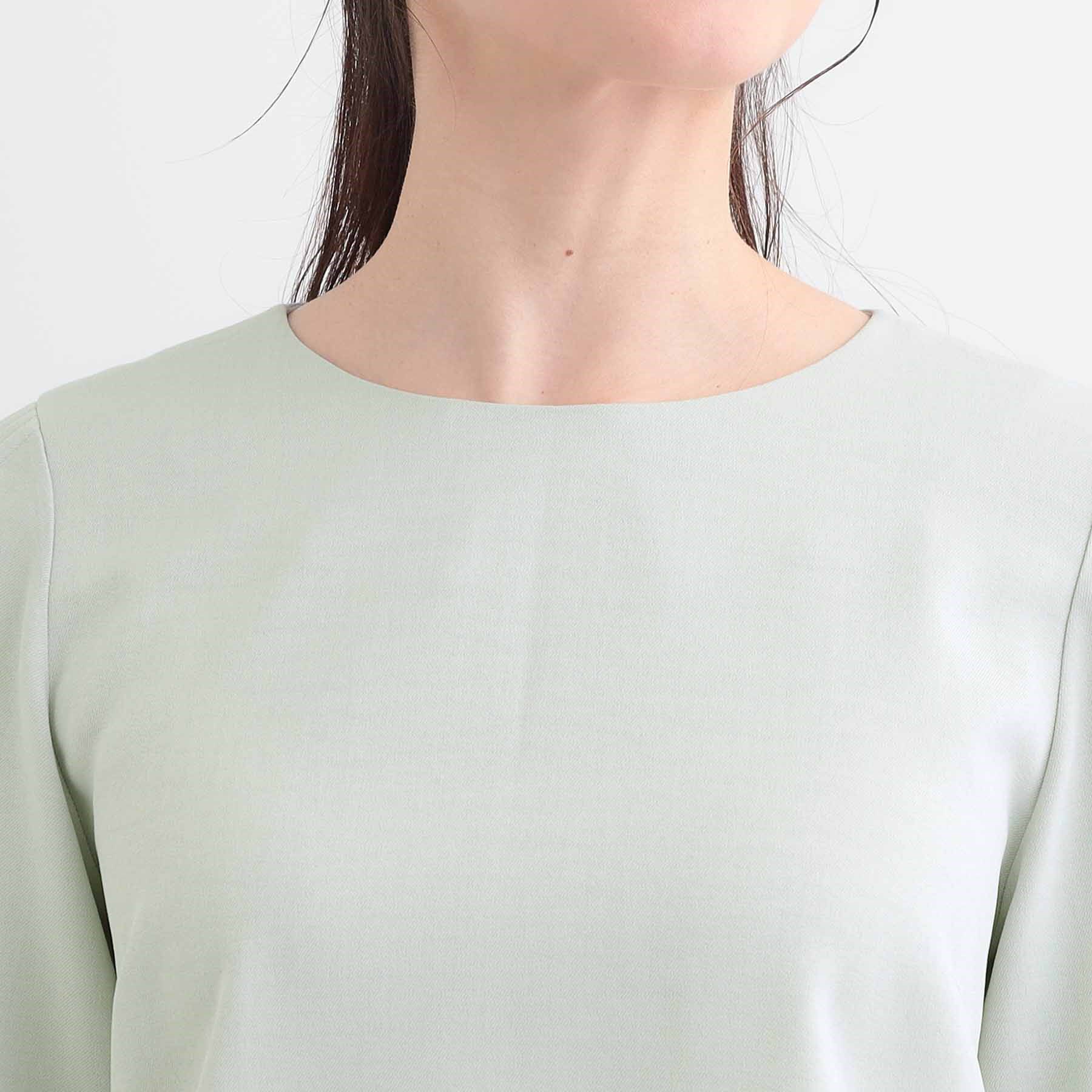 SHOO･LA･RUE「【洗える/洗濯後しわになりにくい】無理せずキレイ 肩タックブラウス」|シャツ・ブラウス|