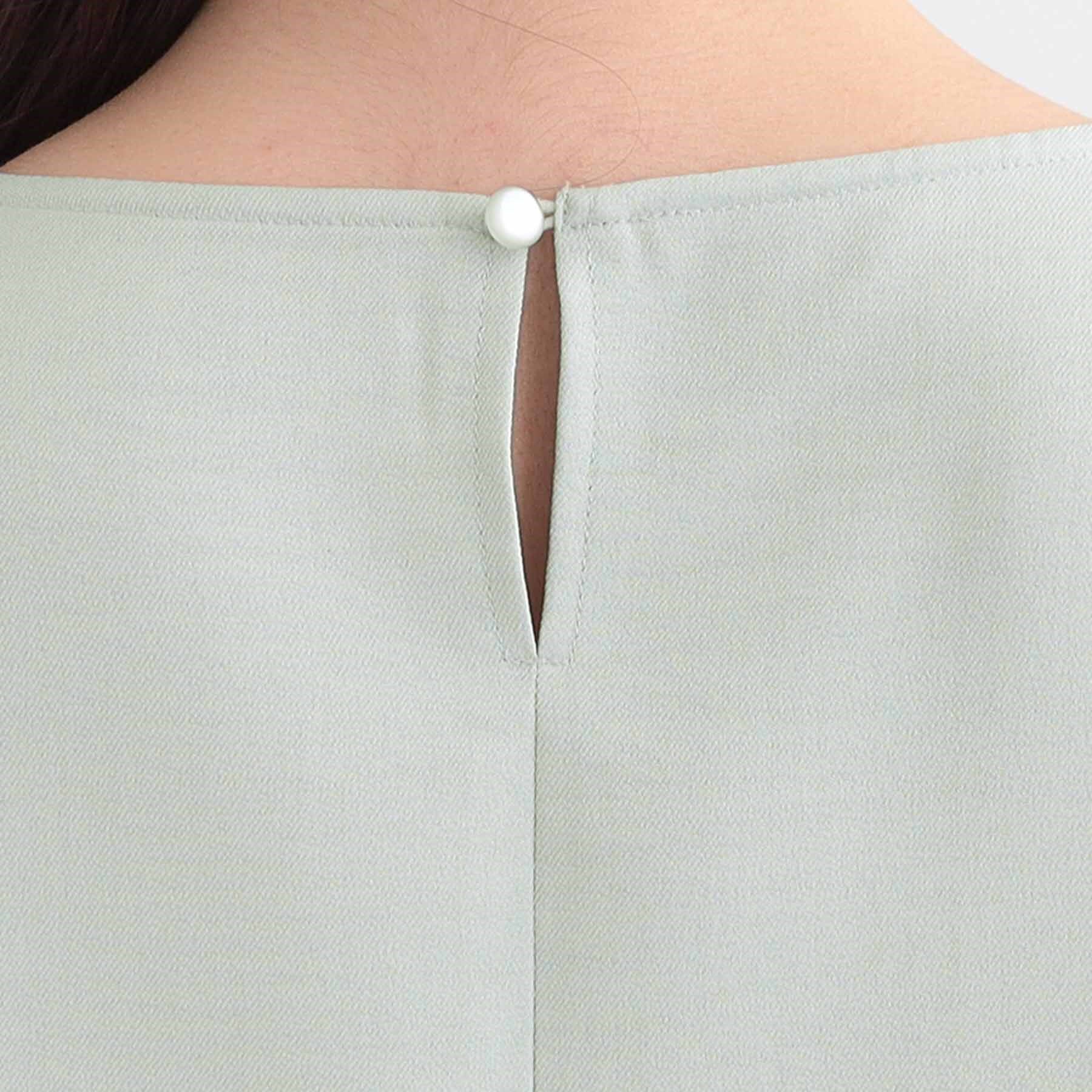 SHOO･LA･RUE「【洗える/洗濯後しわになりにくい】無理せずキレイ 肩タックブラウス」|シャツ・ブラウス|