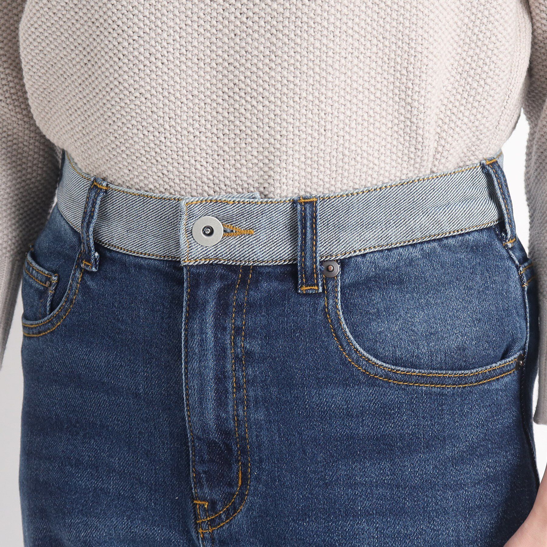 Dessin「【リンクコーデ・CALVERTON】テーパードデニムパンツ＜S～L＞」|デニム|