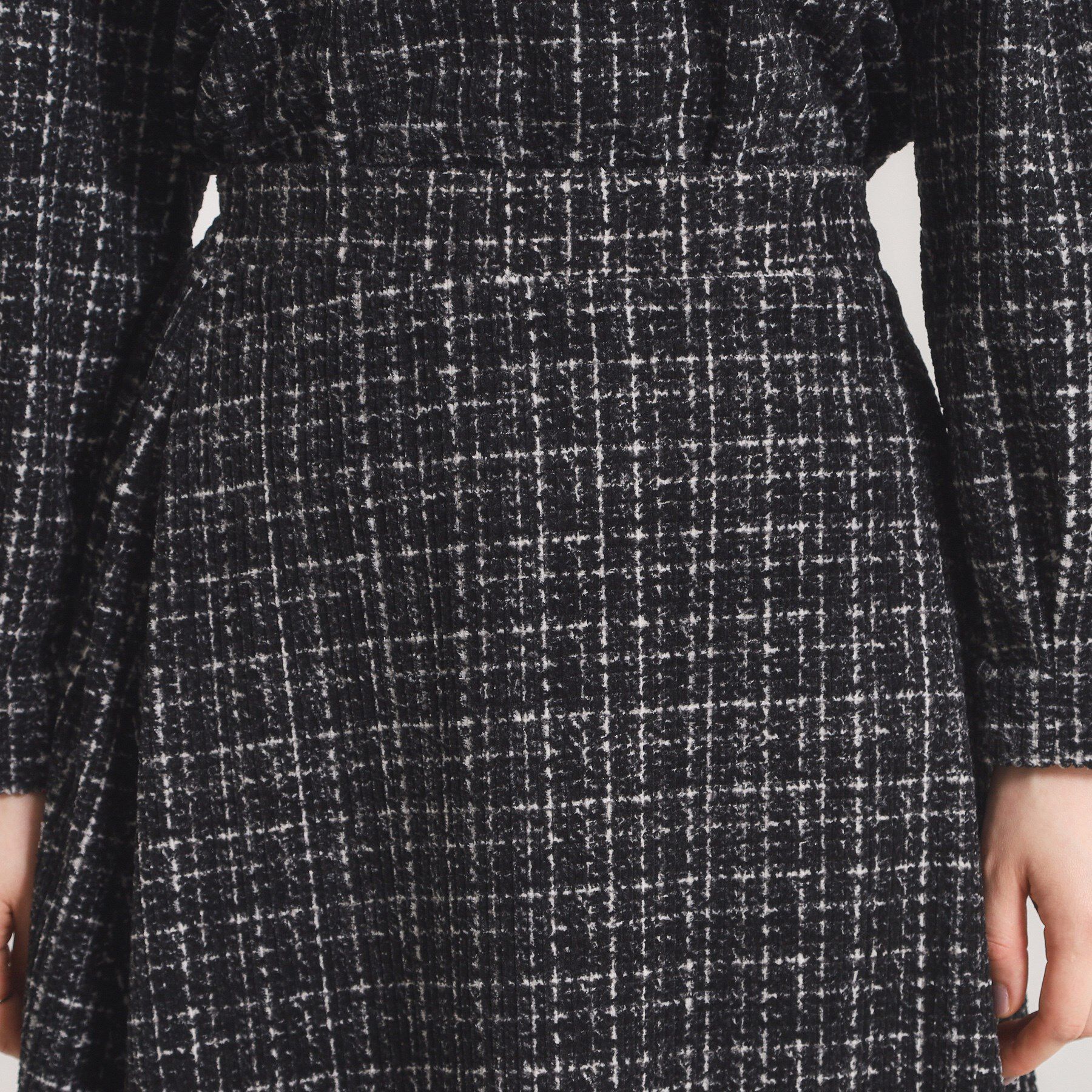 ITS&rsquo;DEMO「【手洗い可／セットアップ可】ツイード風プリントスカート」|スカート|