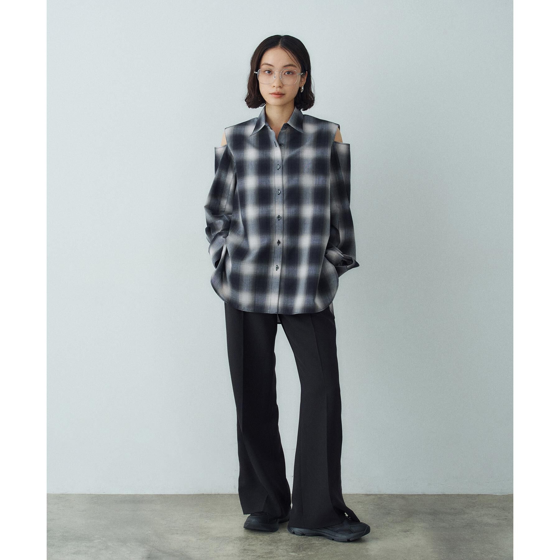 CODE A「shadow check over shirt」|シャツ・ブラウス|