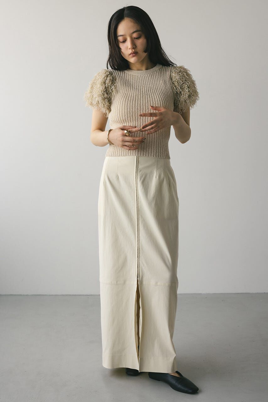 STYLEMIXER「フリンジスリーブニットトップ」|ニット・セーター|IVOY3