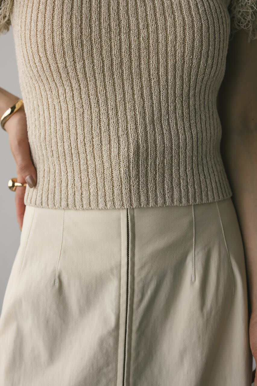 STYLEMIXER「フリンジスリーブニットトップ」|ニット・セーター|