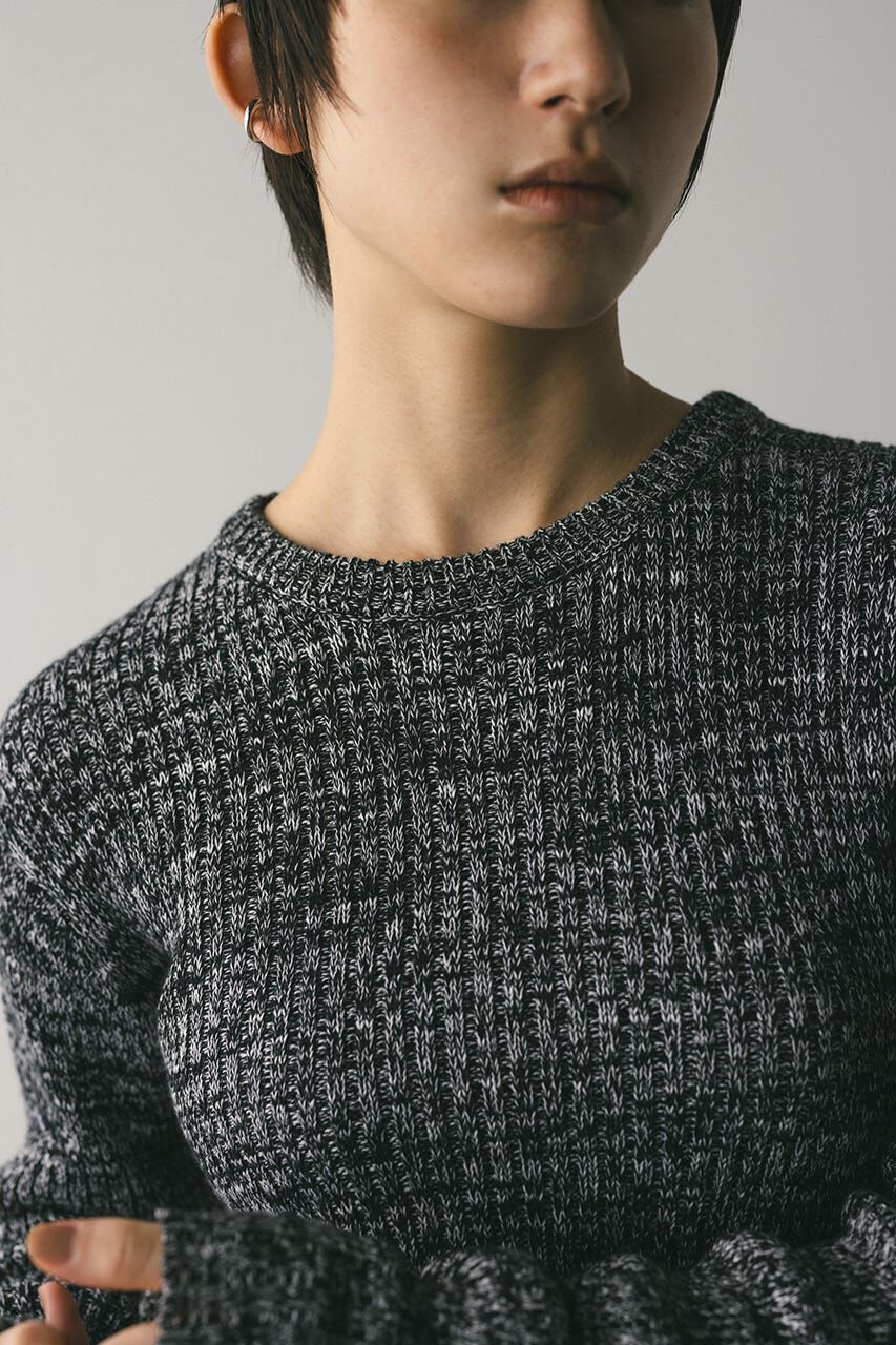 STYLEMIXER「チュールフリンジペプラムニット」|ニット・セーター|