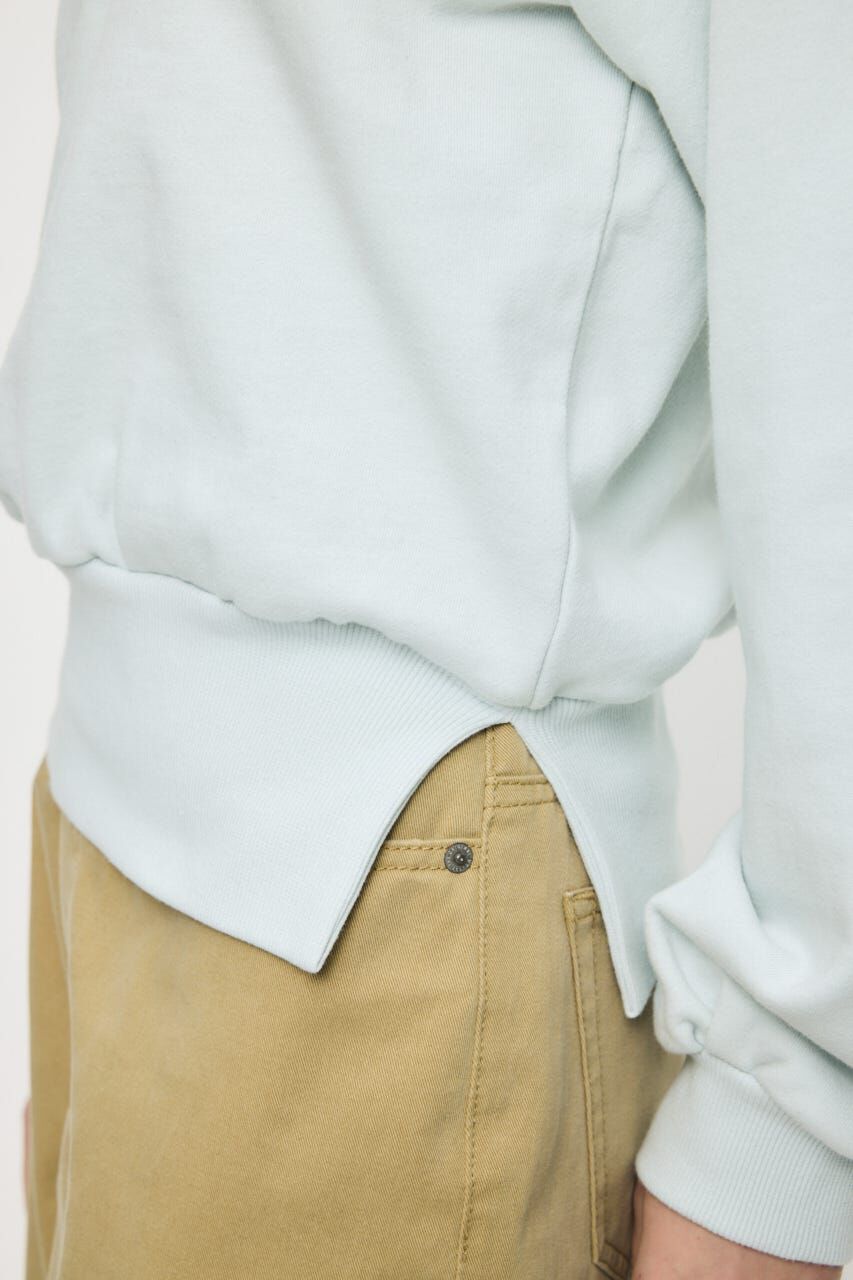 MOUSSY「SIDE SLIT OFF SHOULDER スウェット」|パーカー|