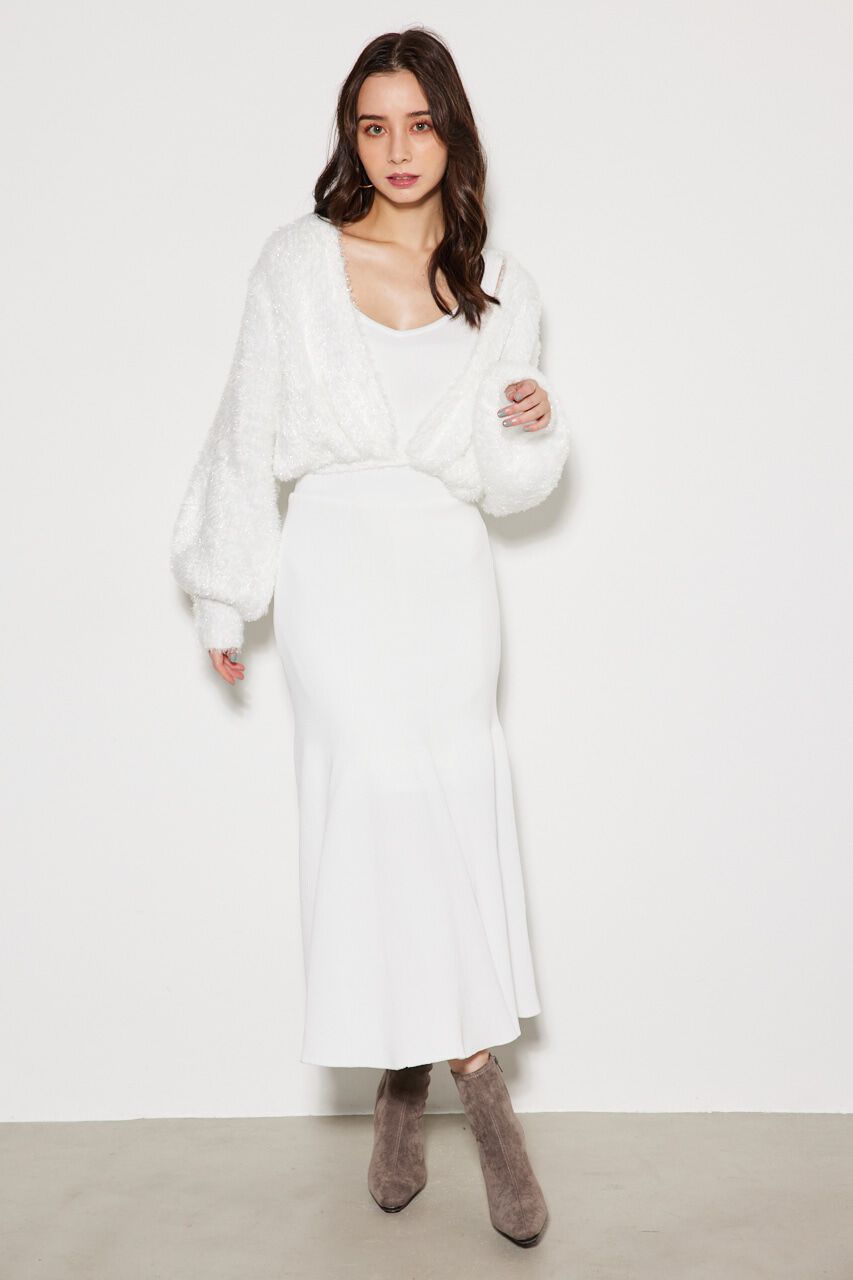 rienda「クロスシャギーボレロSET OP」|ワンピース|