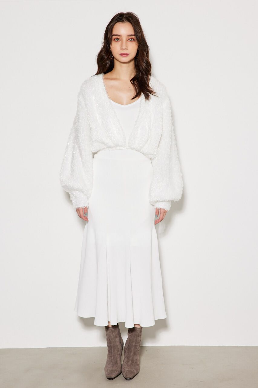 rienda「クロスシャギーボレロSET OP」|ワンピース|