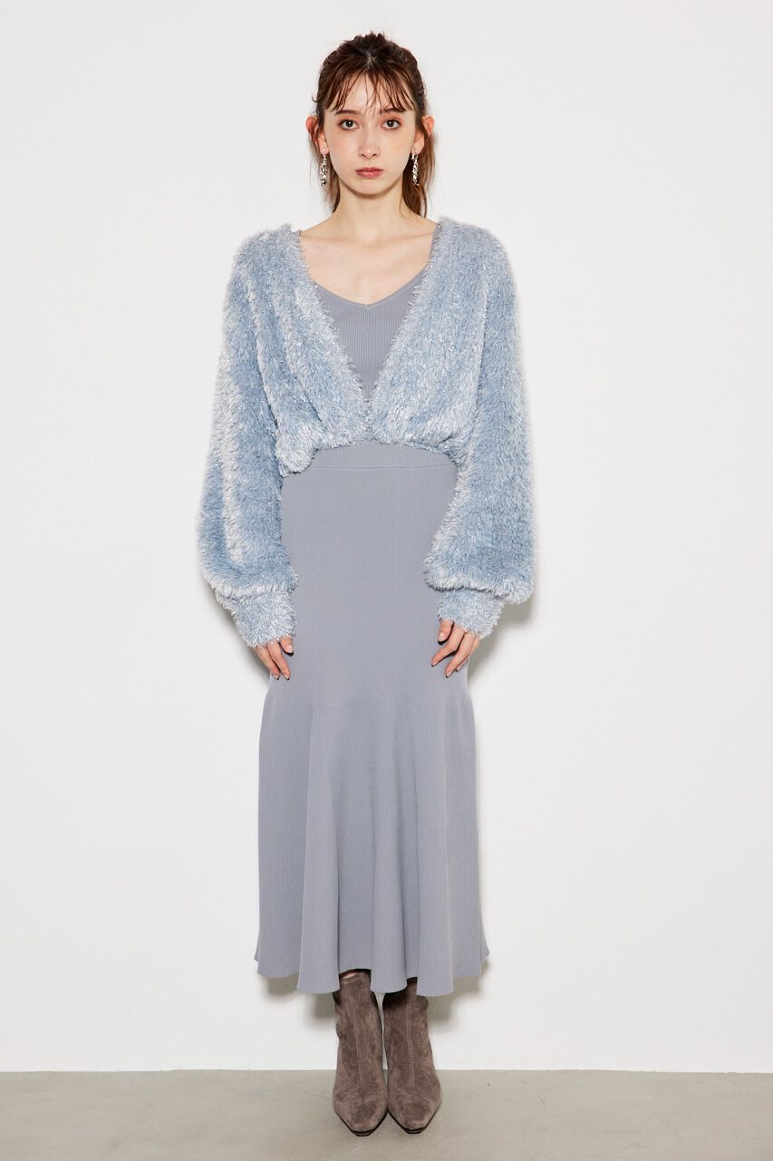 rienda「クロスシャギーボレロSET OP」|ワンピース|