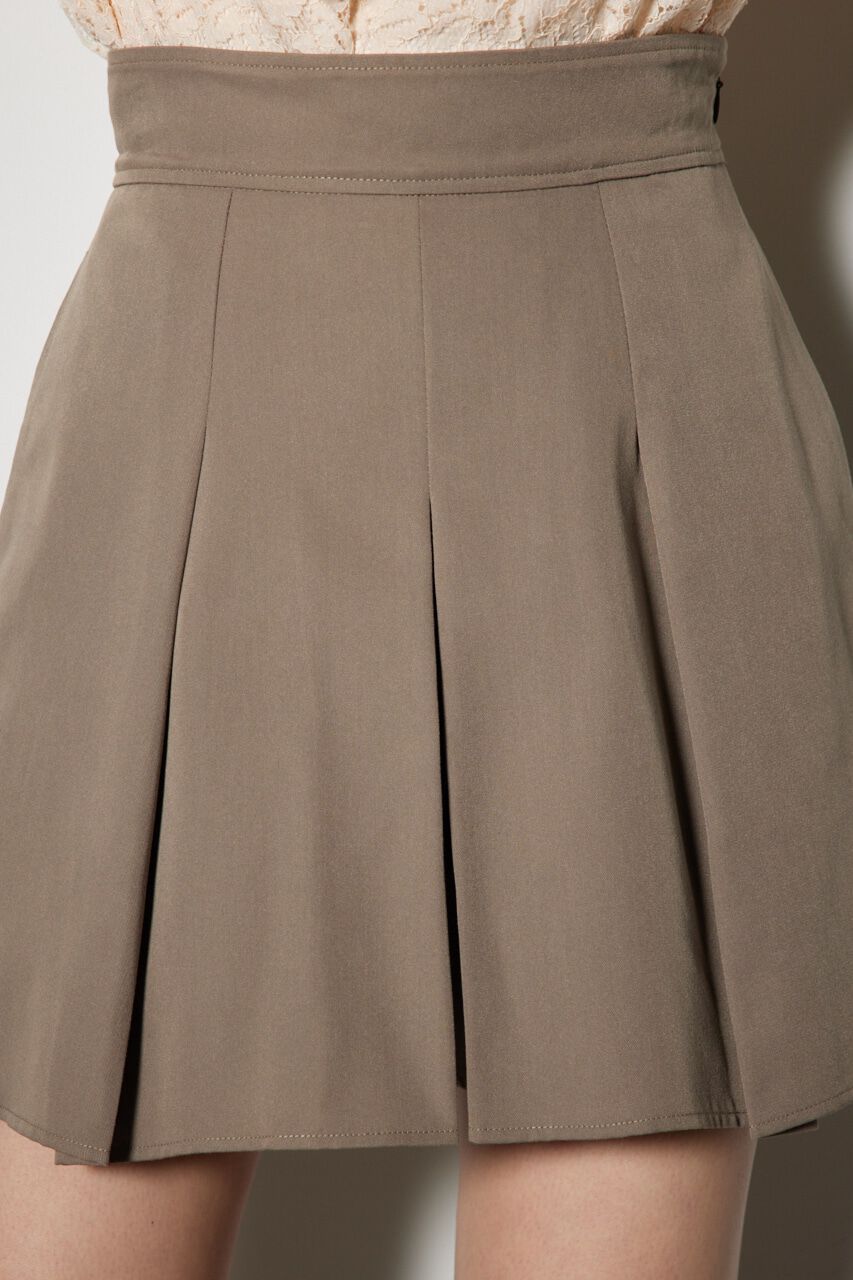 rienda「ハイウエストタックフレアショートパンツ」|その他|