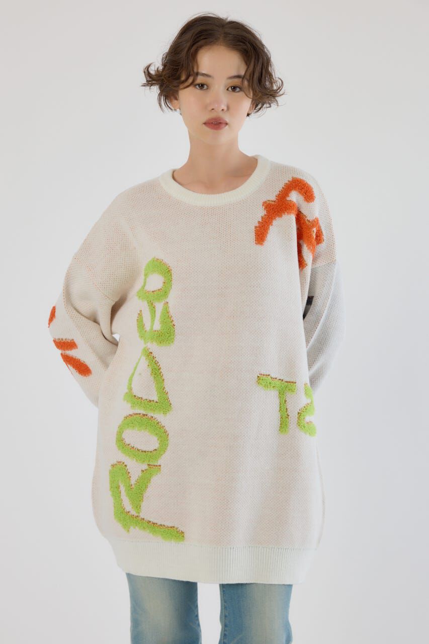 RODEO CROWNS「レタリングロゴニットワンピース」|ワンピース|