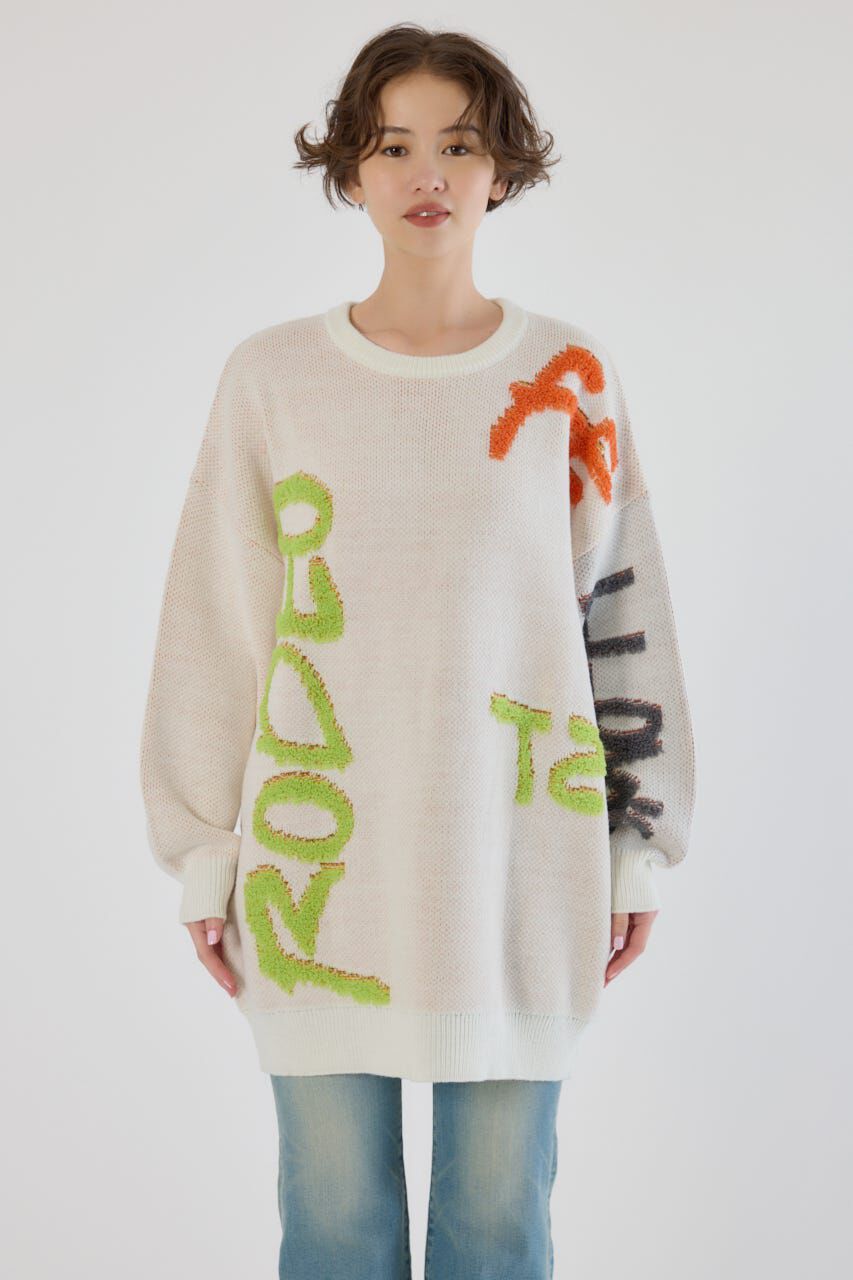 RODEO CROWNS「レタリングロゴニットワンピース」|ワンピース|