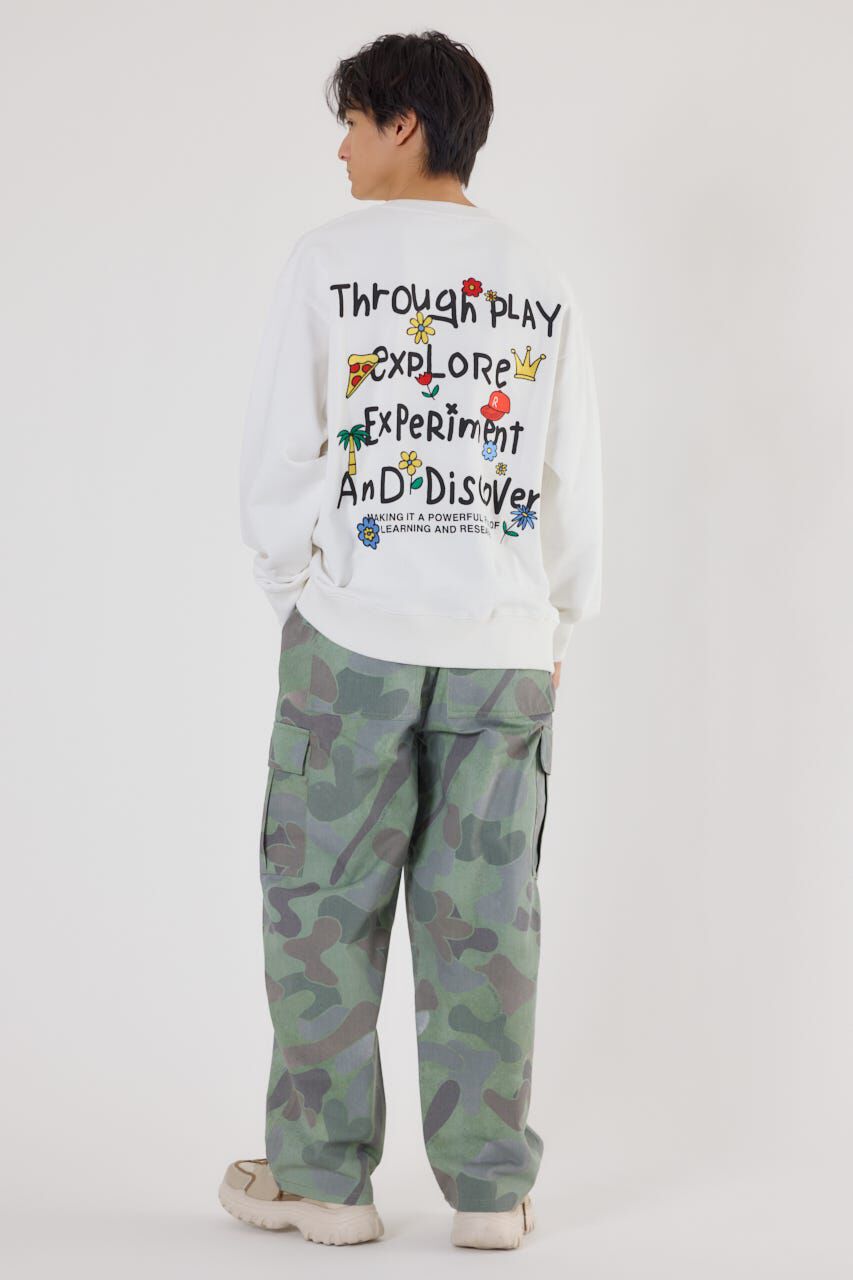 RODEO CROWNS「ドローイングスウェット」|パーカー|