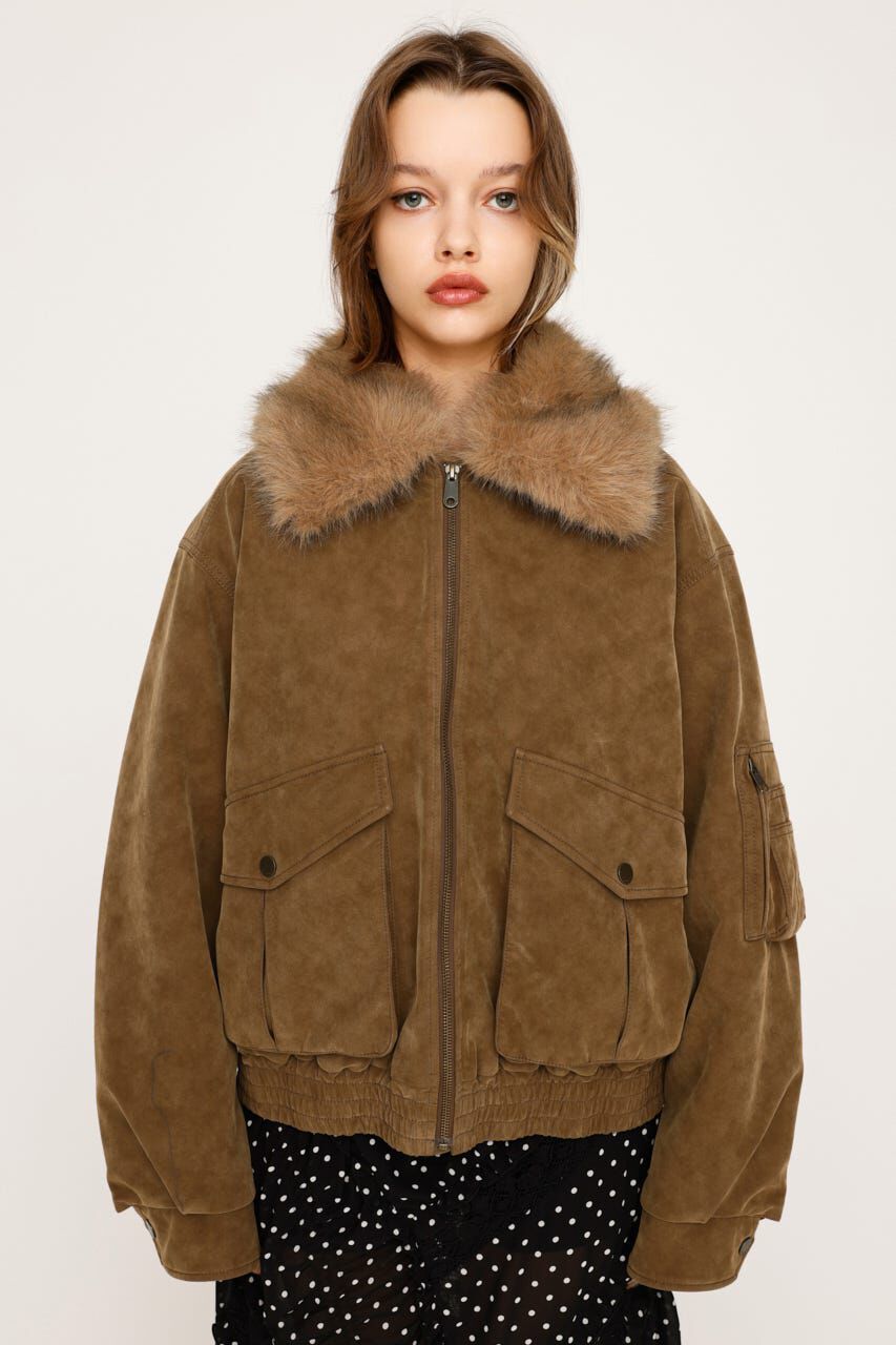 SLY「WASHED PUFFER ブルゾン」|ブルゾン・スタジャン|