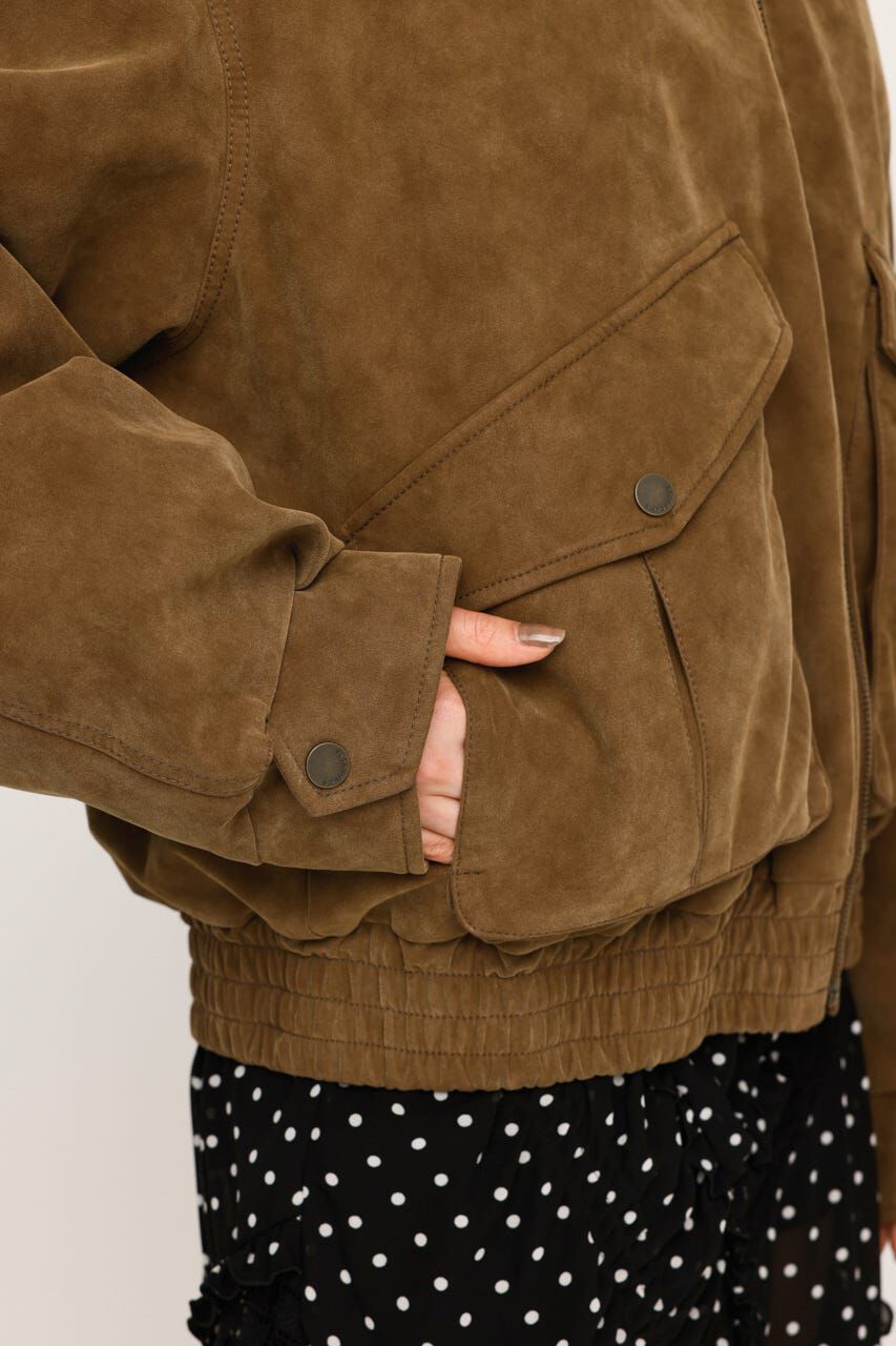 SLY「WASHED PUFFER ブルゾン」|ブルゾン・スタジャン|