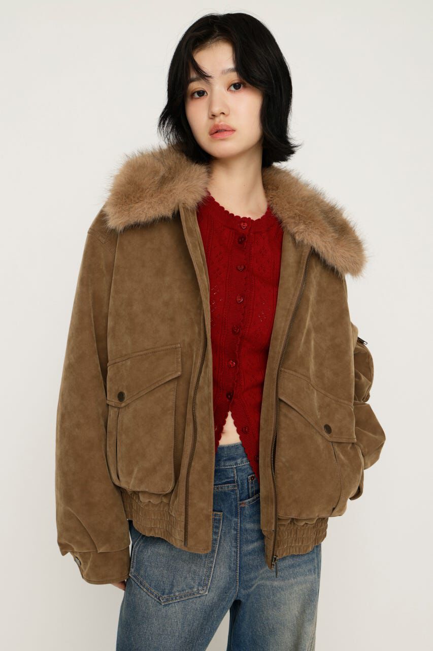 SLY「WASHED PUFFER ブルゾン」|ブルゾン・スタジャン|