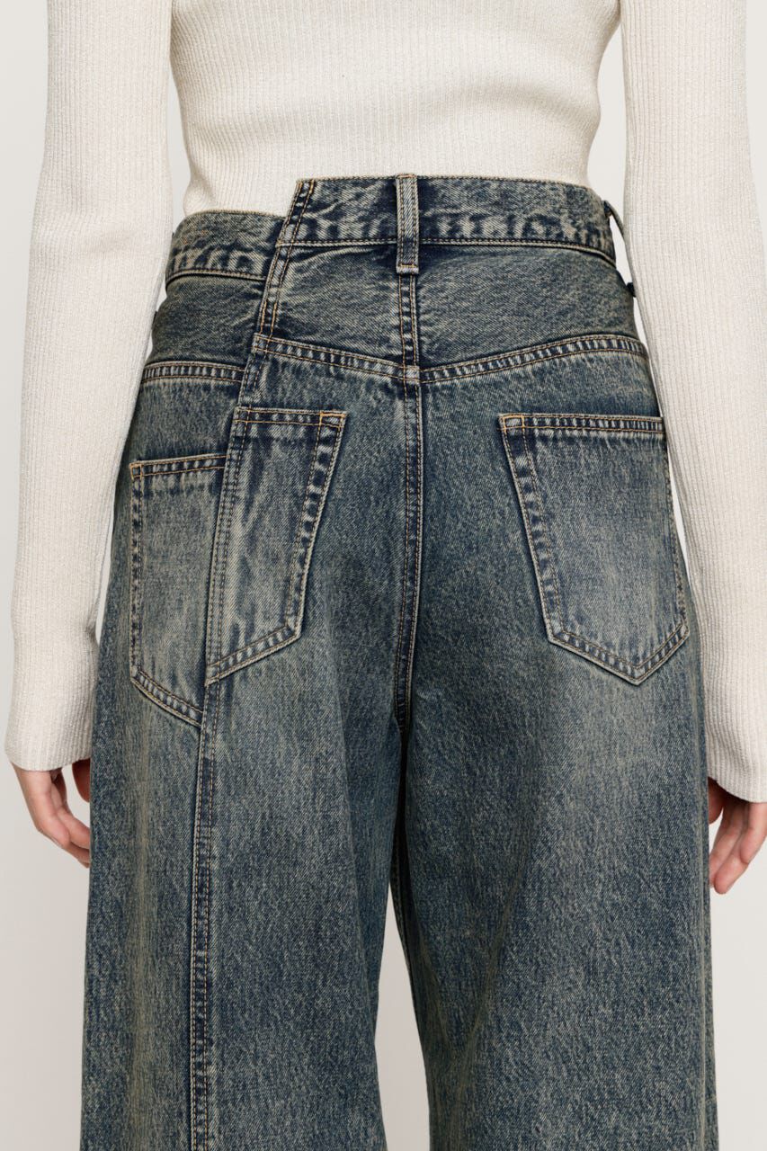 SLY「J／W SWITCHING STRAIGHT パンツ」|デニム|