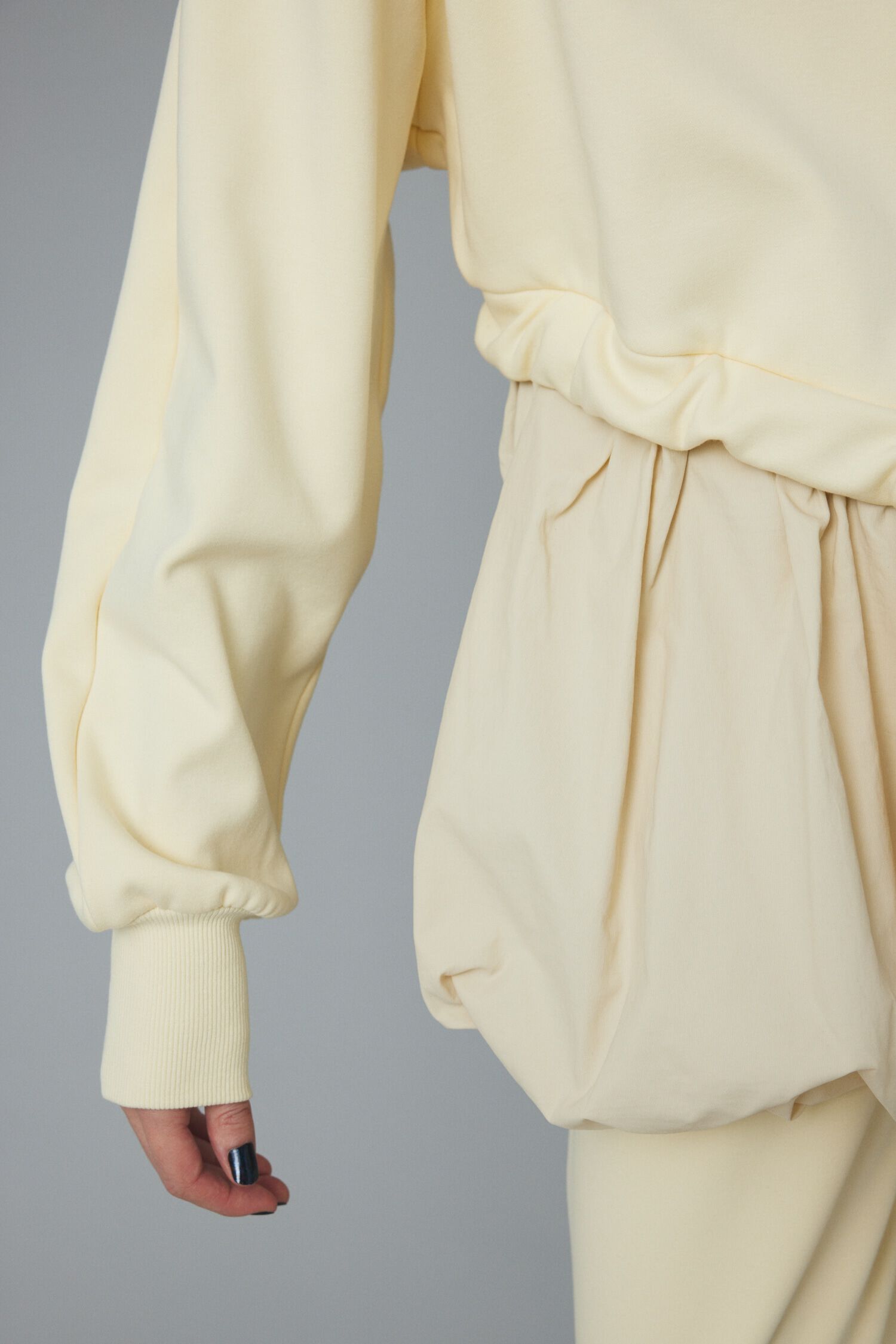 HeRIN.CYE「Balloon hem docking tops」|Tシャツ・カットソー|