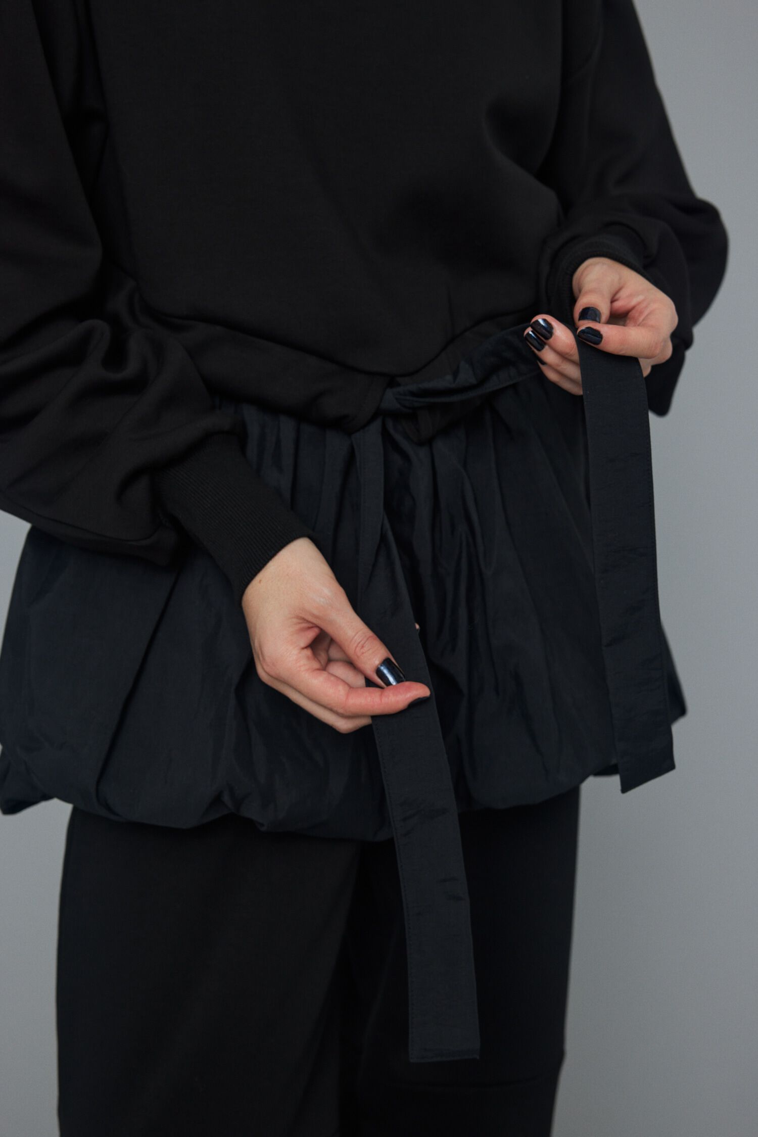 HeRIN.CYE「Balloon hem docking tops」|Tシャツ・カットソー|