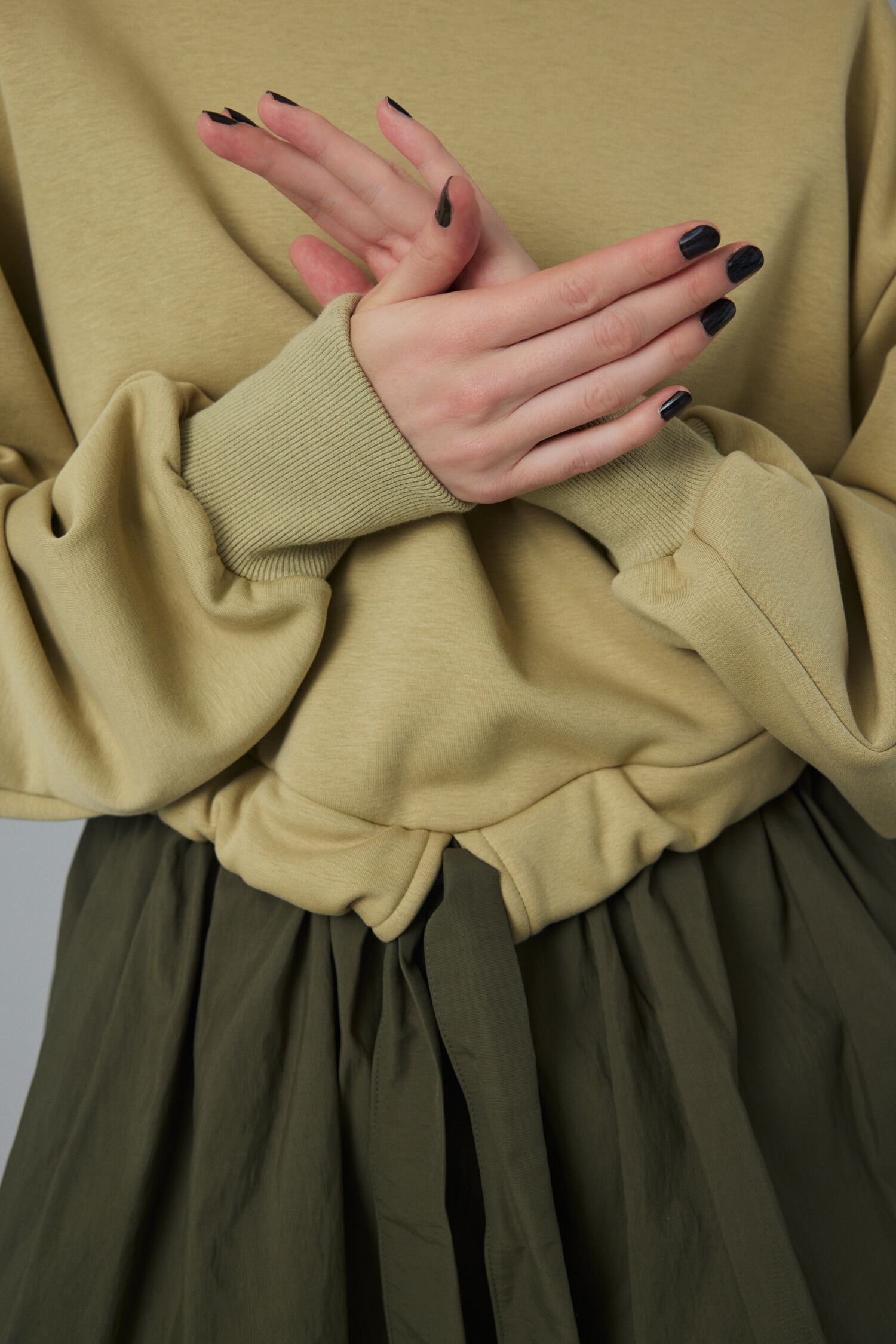 HeRIN.CYE「Balloon hem docking tops」|Tシャツ・カットソー|