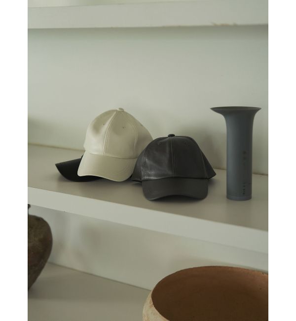 ELENDEEK「FAKE LEATHER CAP」|キャップ・キャスケット|