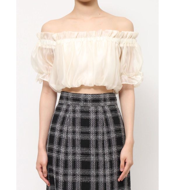 RESEXXY「クロップドオフショルトップス」|シャツ・ブラウス|